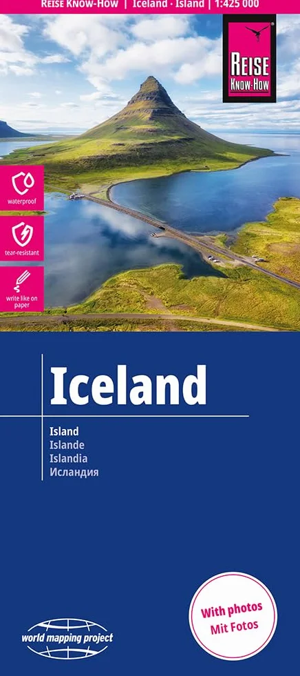 Reise Know-How Landkarte Island | Iceland (1:425.000): reiß- und wasserfest (world mapping project)