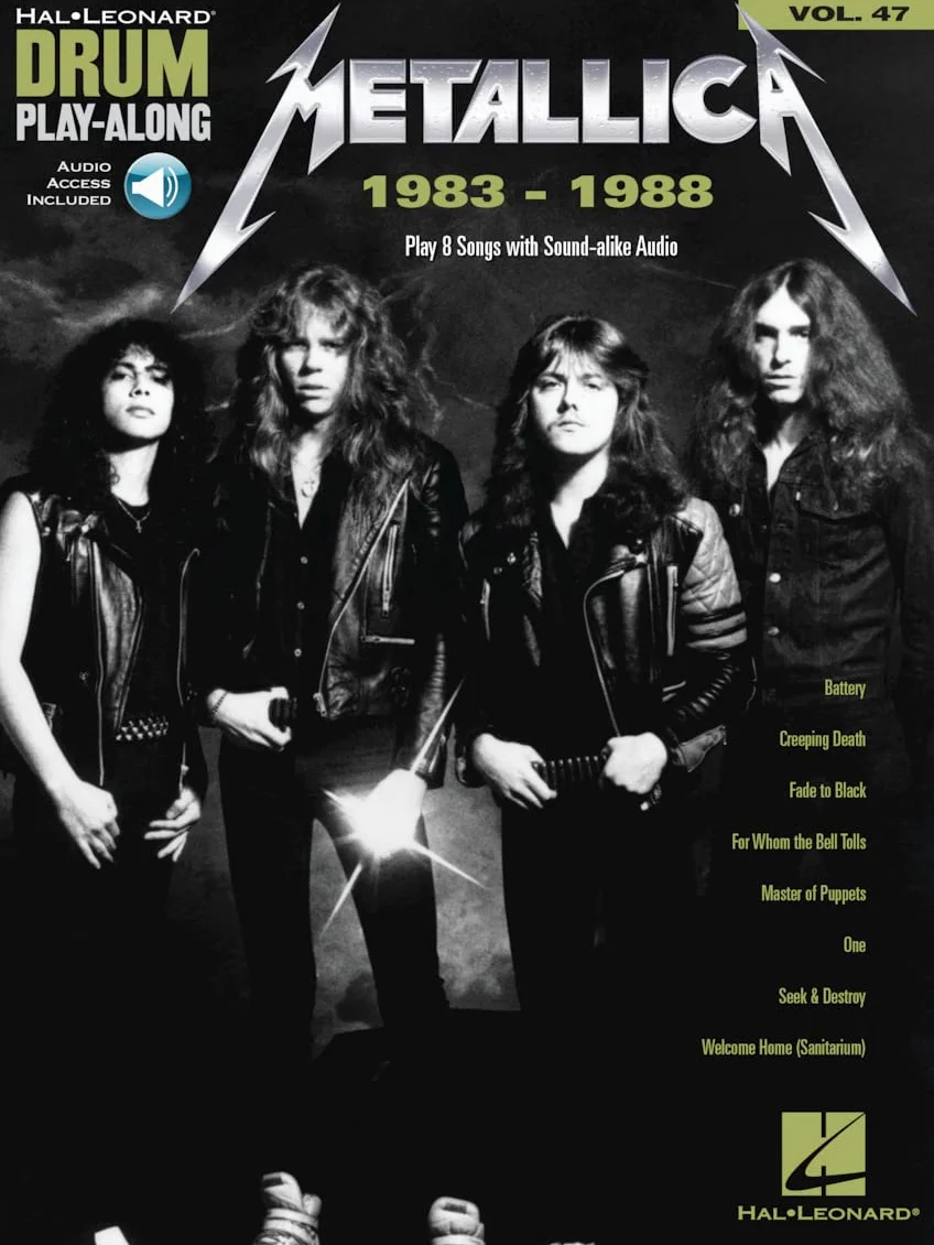 Metallica 1983-1988 Drum Play-Along Volume 47