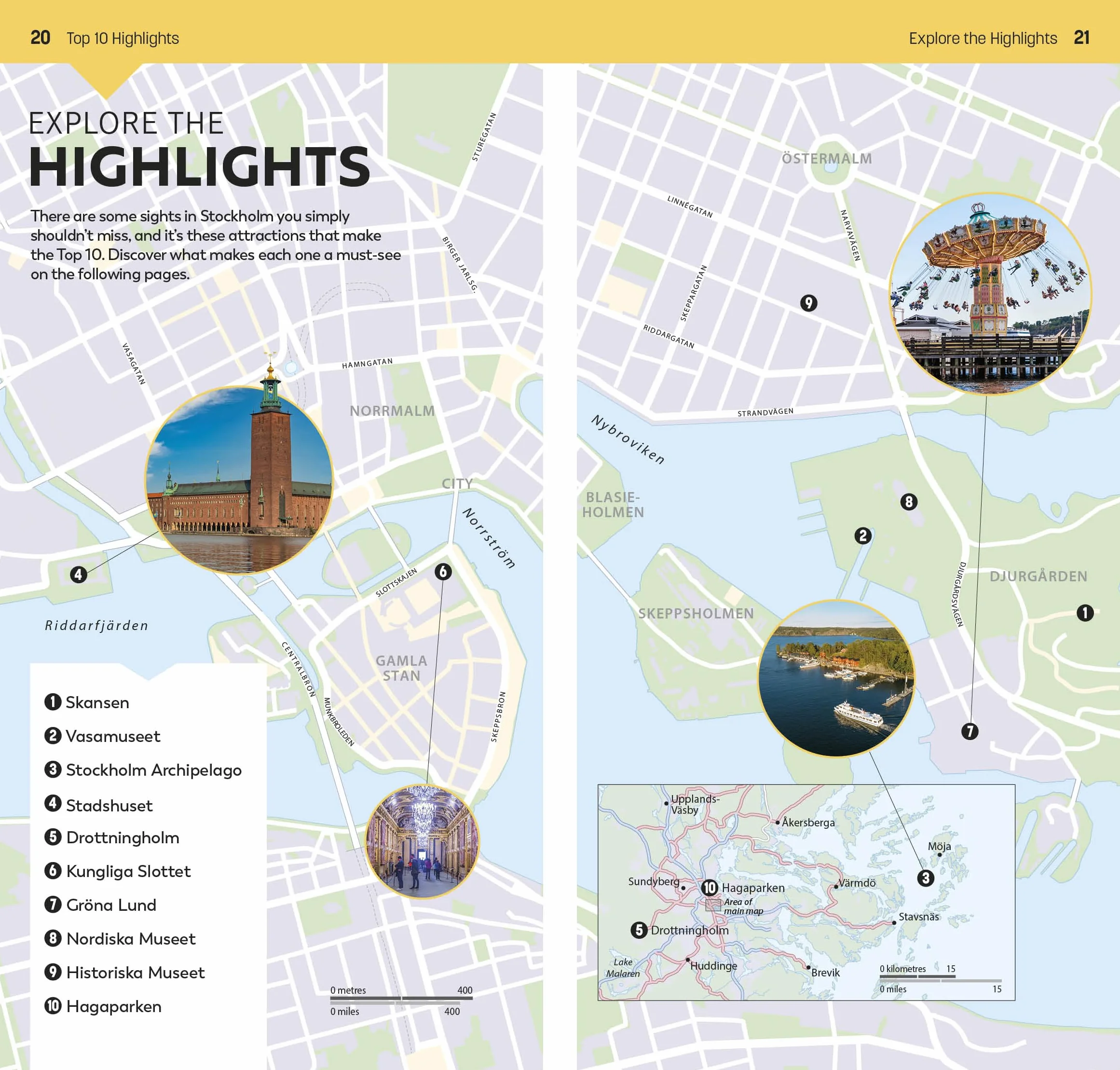 DK Top 10 Stockholm: Top 10 lists for your perfect trip, plus an all-weather folded map
