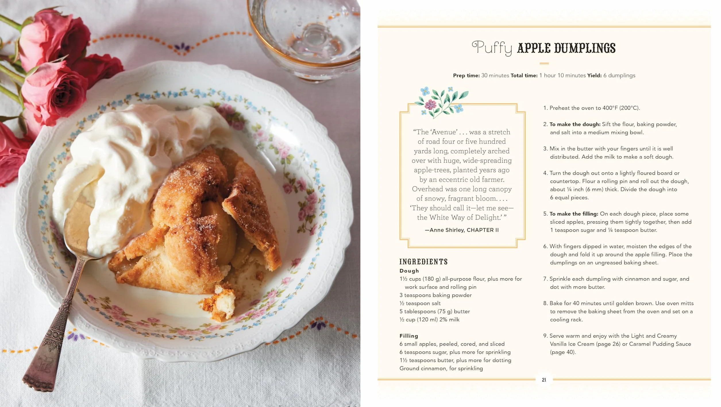 The Anne of Green Gables Cookbook: Charming Recipes from Anne and Her Friends in Avonlea