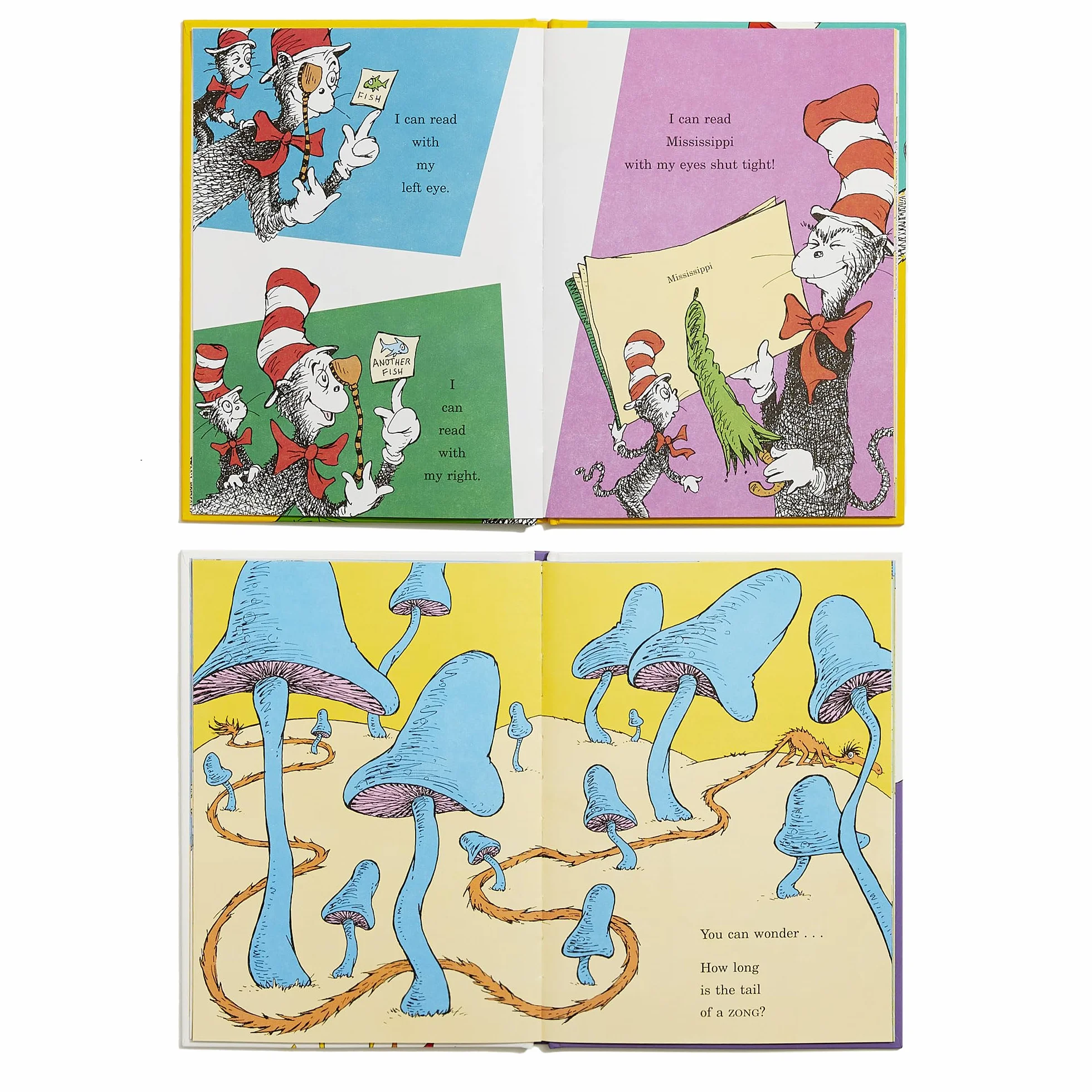 Dr. Seuss's Second Beginner Book Boxed Set Collection: The Cat in the Hat Comes Back; Dr. Seuss's ABC; I Can Read with My Eyes Shut!; Oh, the Thinks You Can Think!; Oh Say Can You Say?