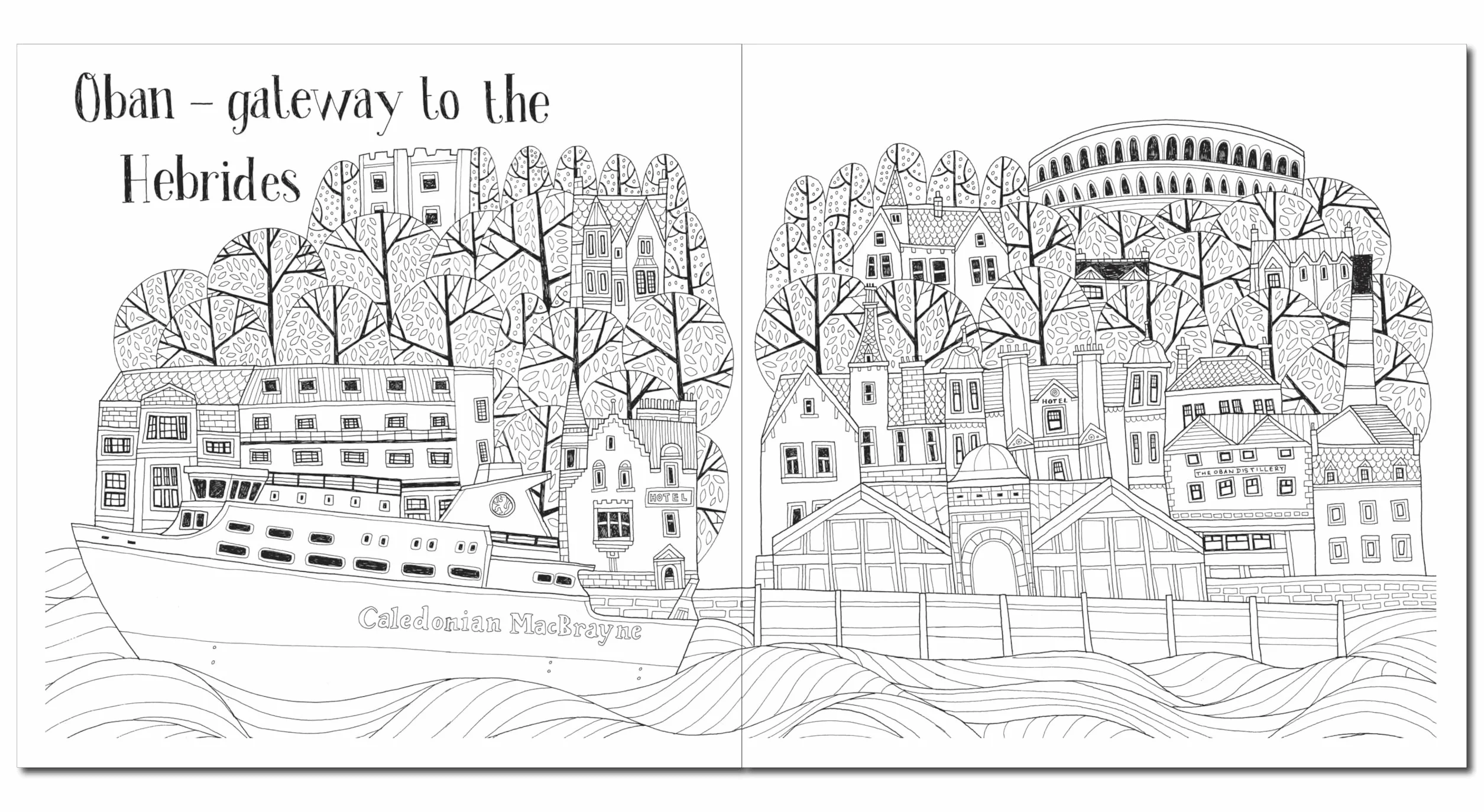 The Scottish Islands Colouring Book