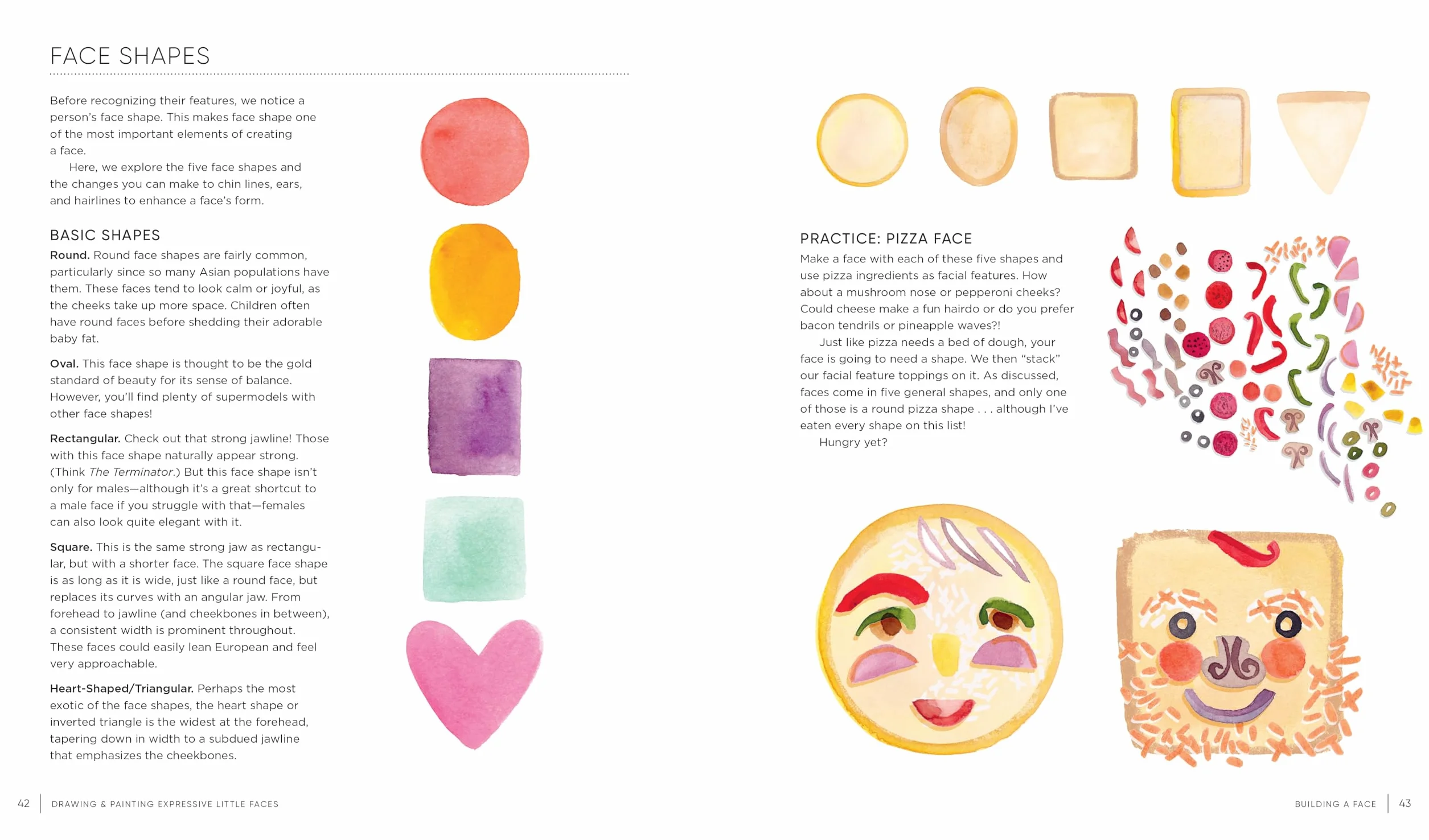 Drawing and Painting Expressive Little Faces: Step-By-Step Techniques for Creating People and Portraits with Personality, Explore Watercolors, Inks, M