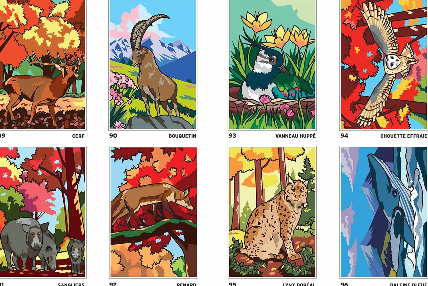 Coloriages mystères Safari: Coloriez les chiffres et découvrez l'image