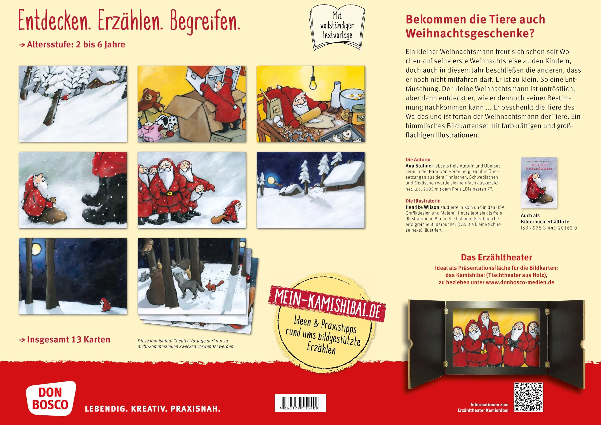 Der kleine Weihnachtsmann. Kamishibai Bildkartenset.: Entdecken - Erzählen - Begreifen: Bilderbuchgeschichten.