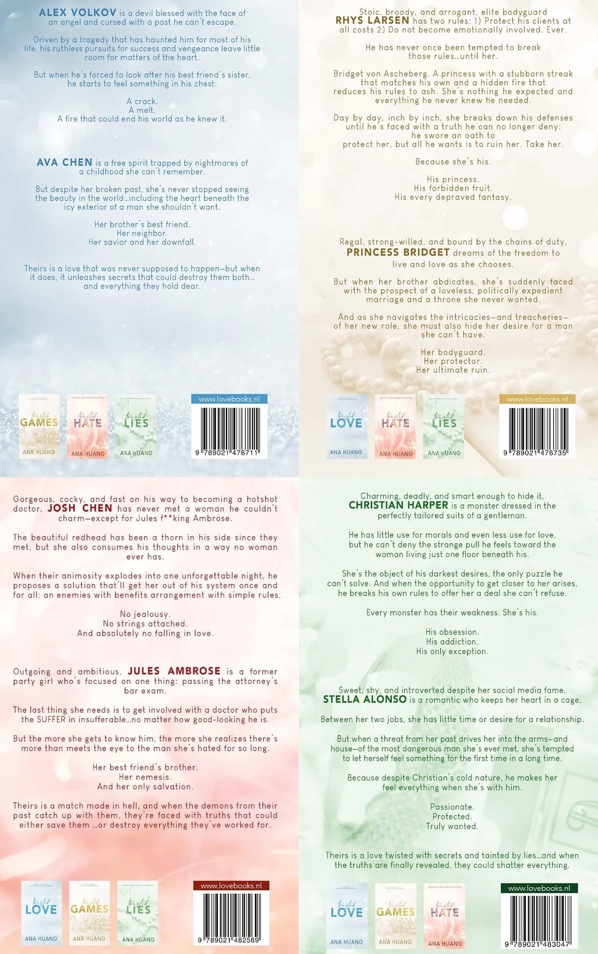 Twisted Love Games Hate Lies set: Special Edition Set