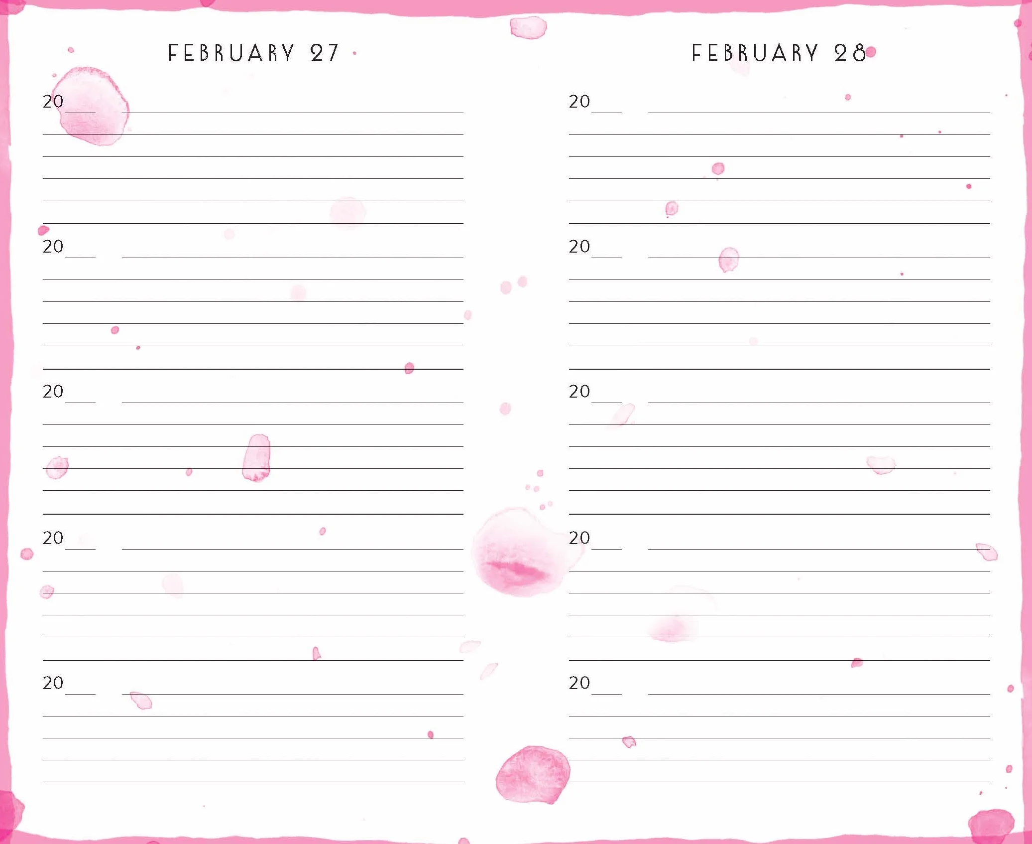 Rainbow One Line a Day: A Five-Year Memory Book