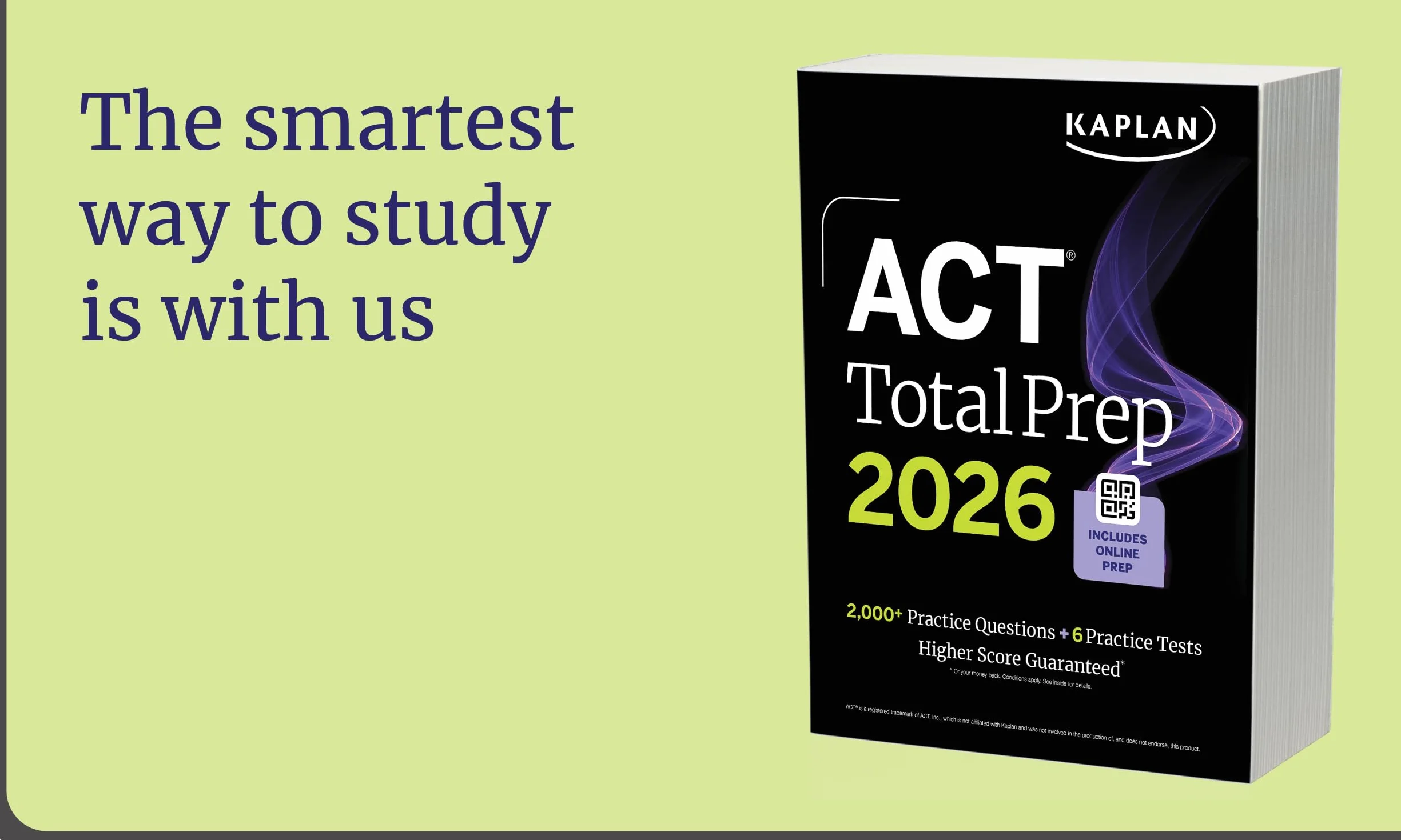 ACT Total Prep 2026: Includes 6 Full Length Tests, 2,000+ Practice Questions + Online Access to a 500+ Question Bank & Video Tutorials