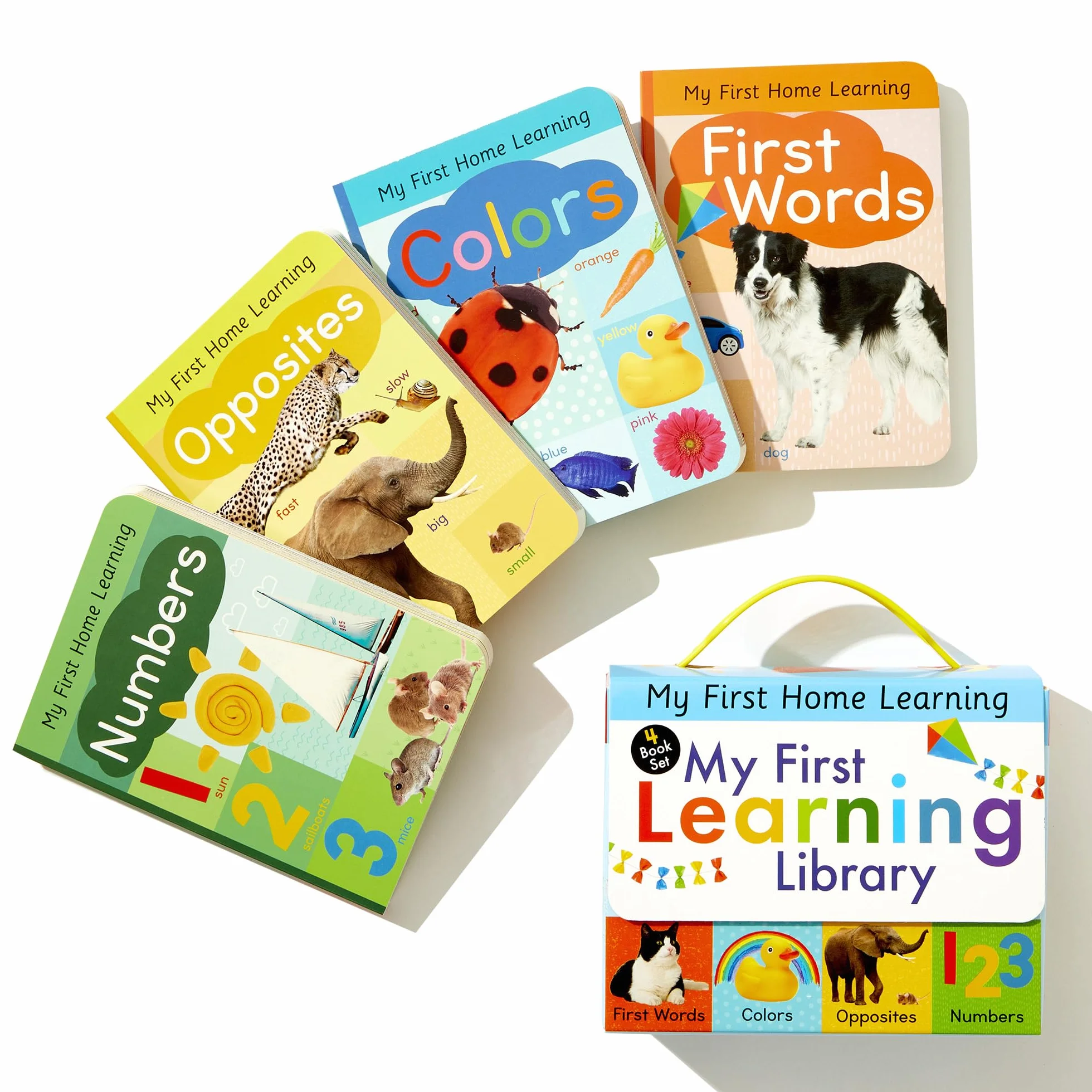 My First Learning Library 4-Book Boxed Set: Includes First Words, Colors, Opposites, and Numbers