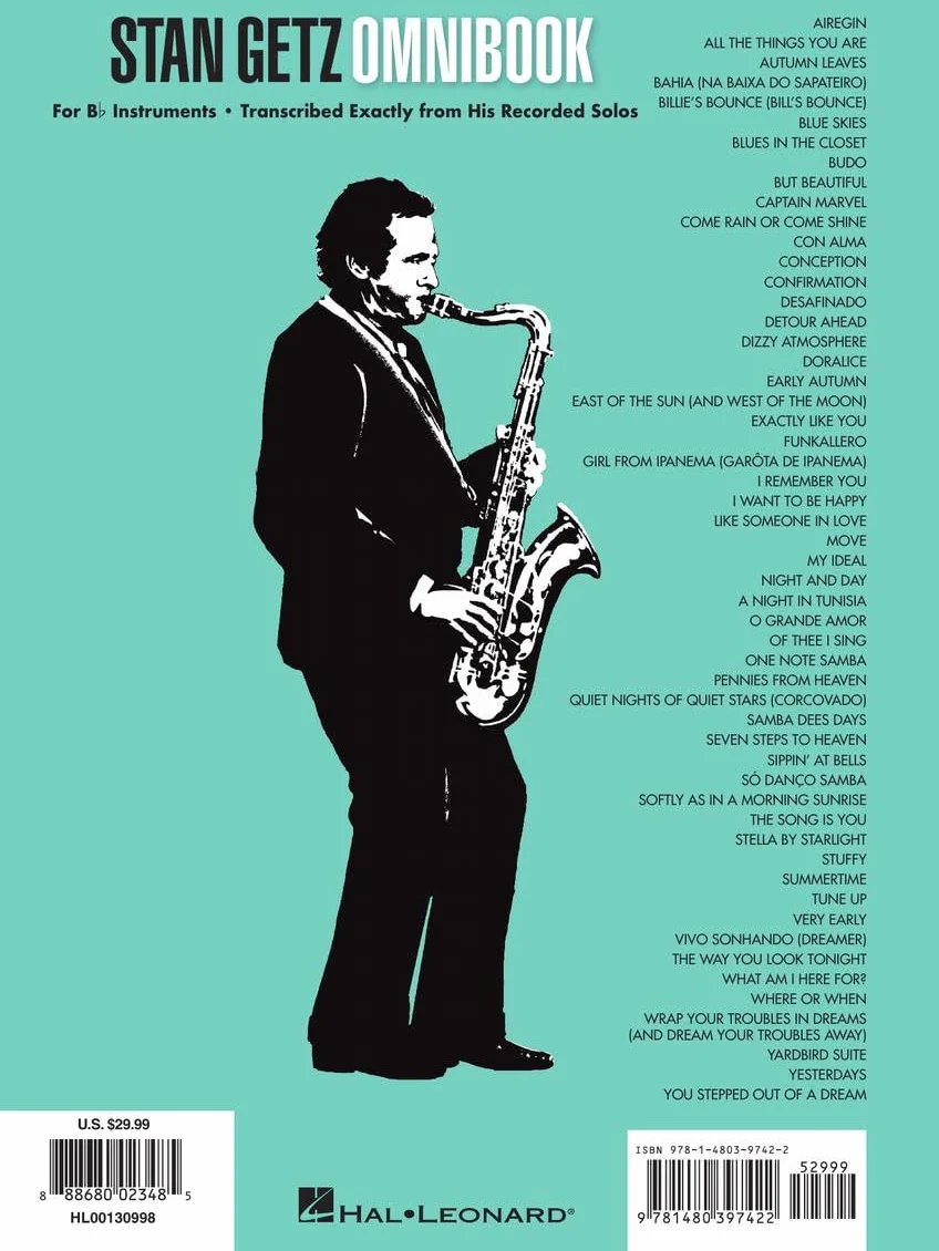 Stan Getz - Omnibook: For B-Flat Instruments