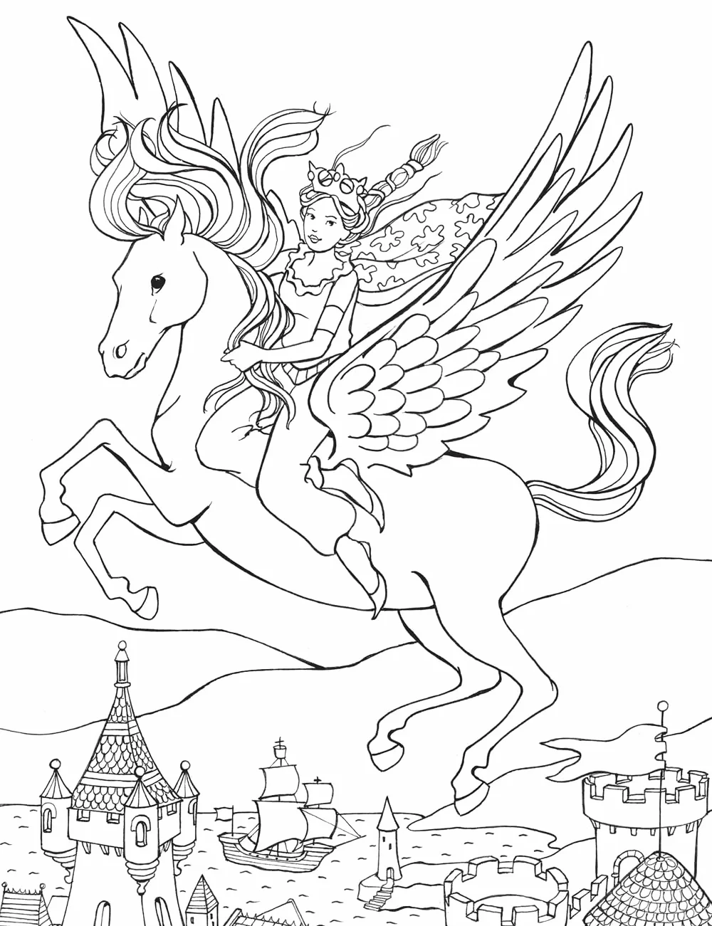 The Princess Colouring Book