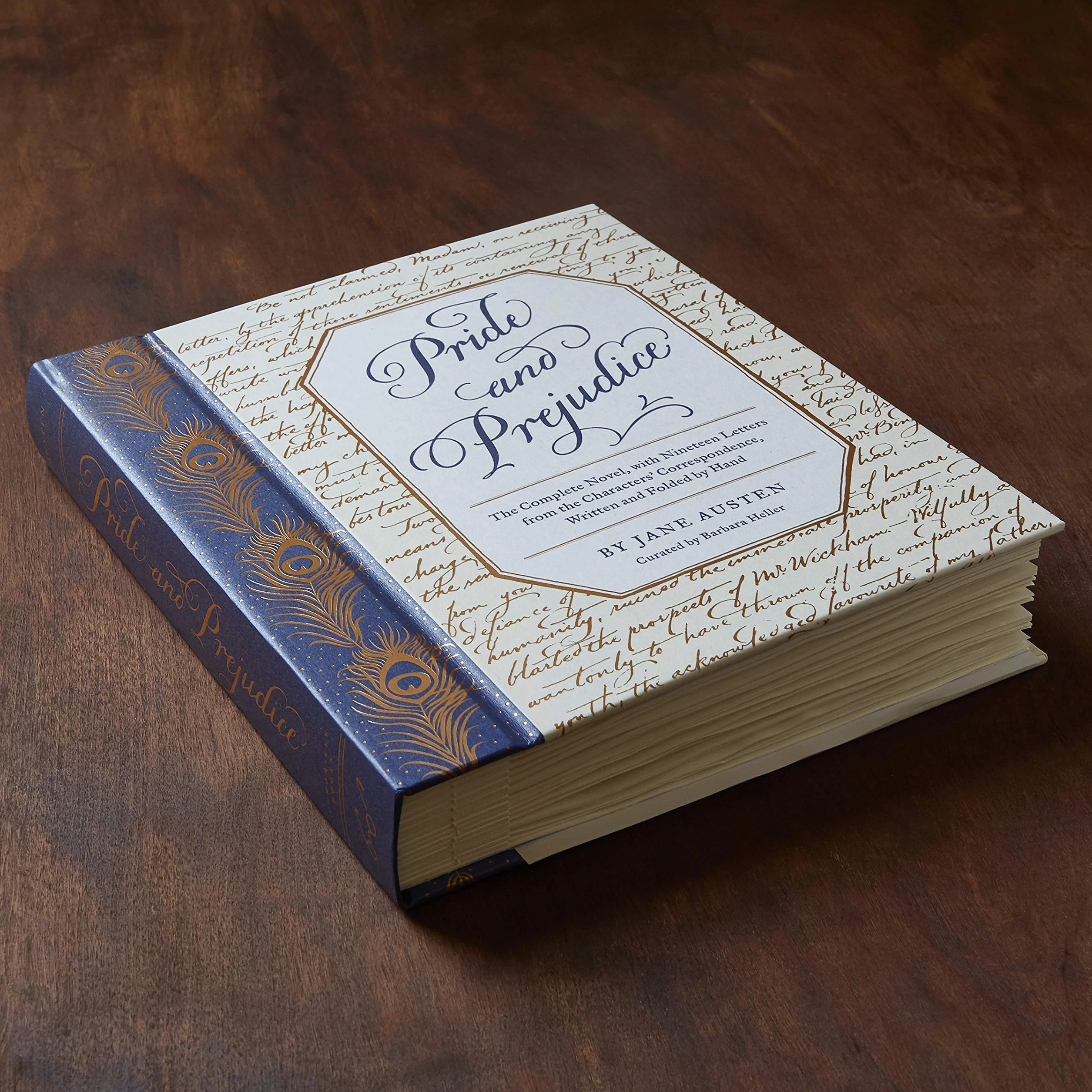 Pride and Prejudice: The Complete Novel, with Nineteen Letters from the Characters' Correspondence, Written and Folded by Hand