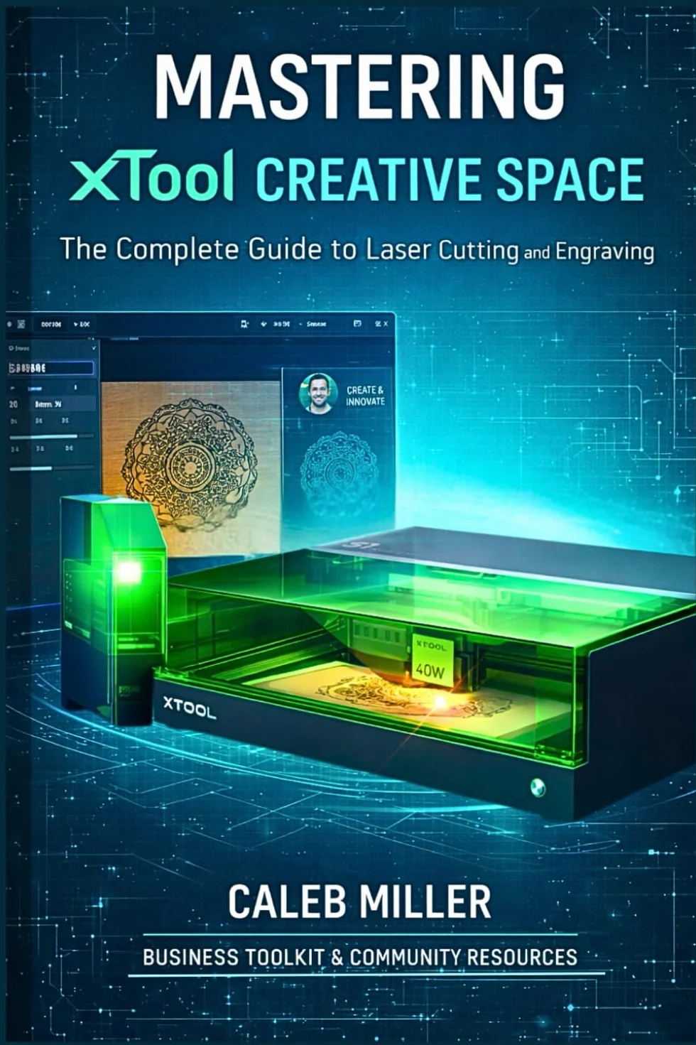 MASTERING XTOOL CREATIVE SPACE: The Complete Guide to Laser Cutting and Engraving