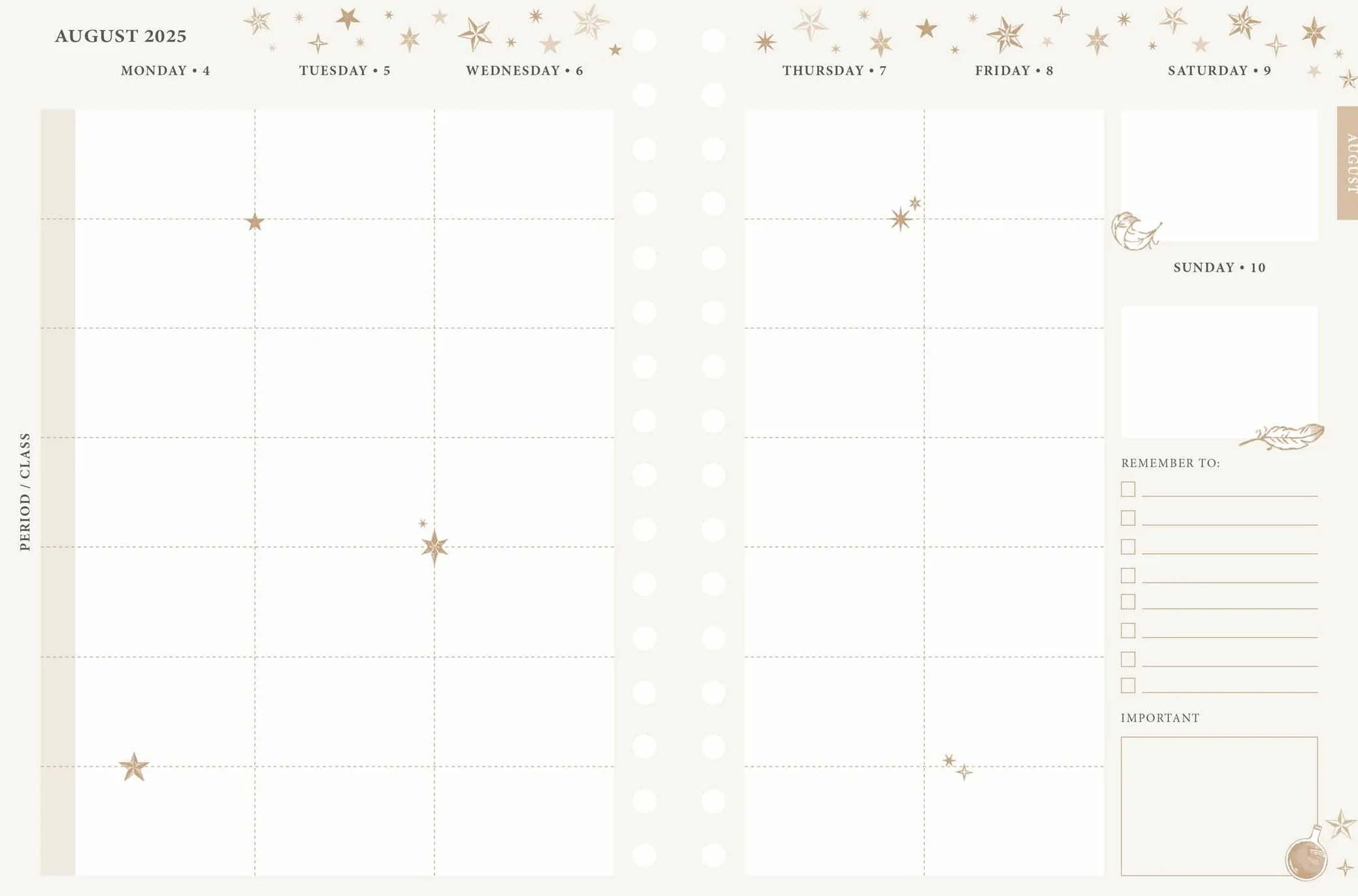 2025-2026 Harry Potter: Hogwarts Student Planner: August - July, 6.5 X 8.25