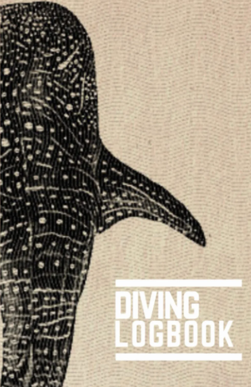 Diving Logbook: Scuba diver log book with whale shark pattern design - 100 dives