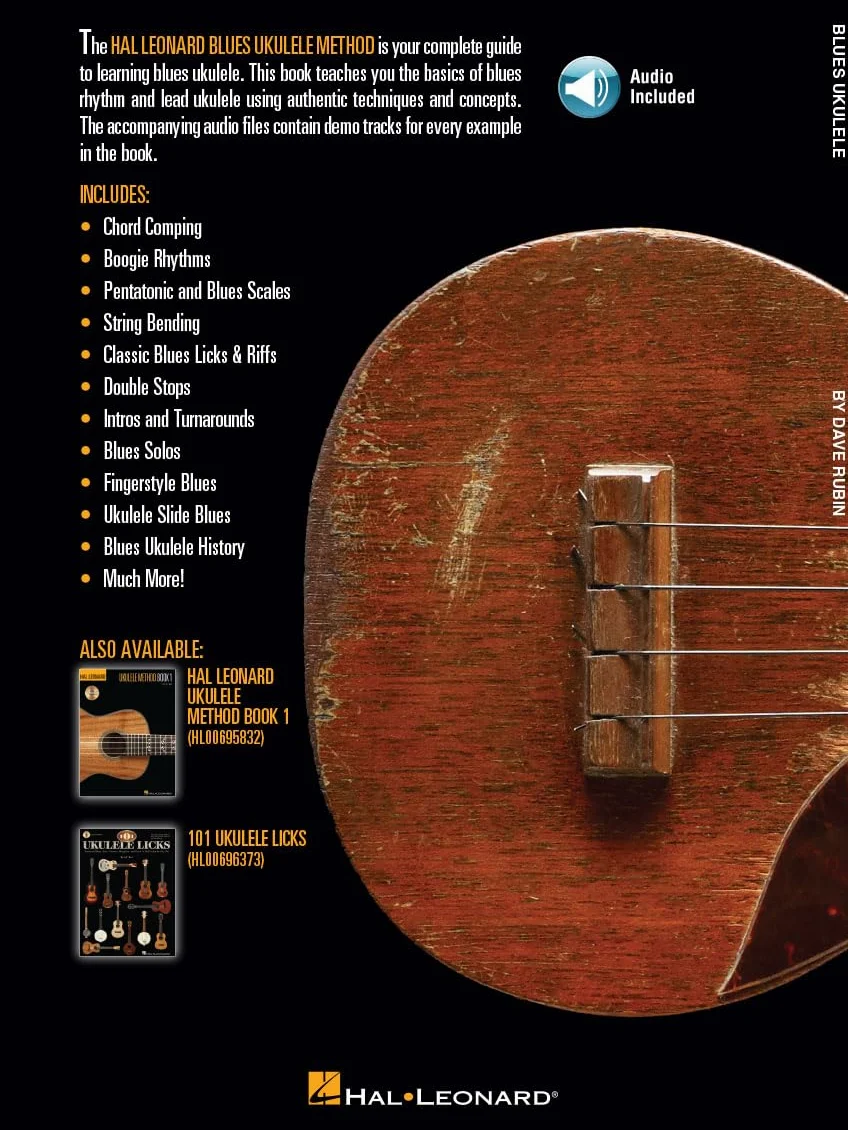 Hal Leonard Blues Ukulele: Learn to Play with Authentic Licks, Chords & Techniques +CD