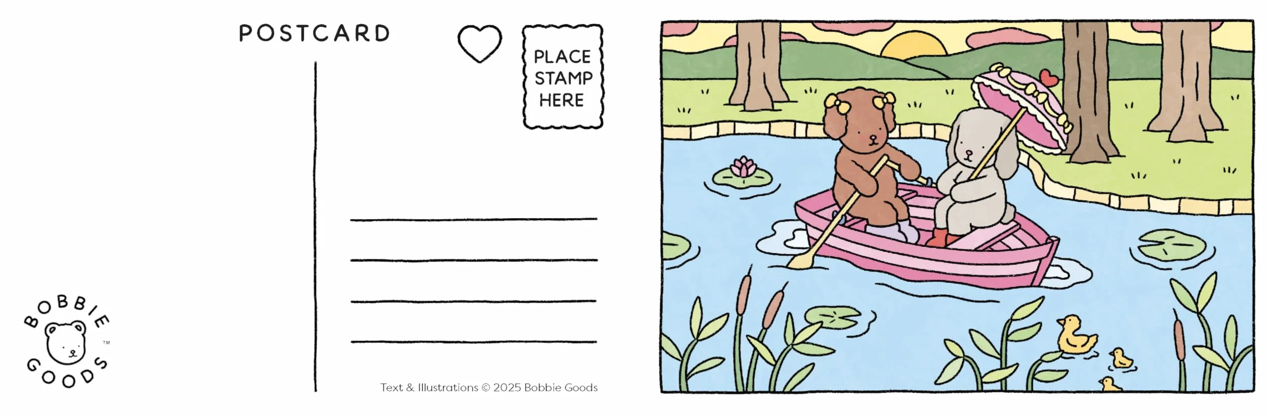 Bobbie Goods Postcard Coloring Book: 20 Postcards
