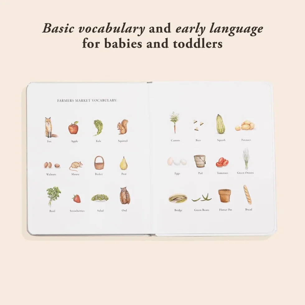 Our Little Adventure to the Farmers Market: A First Words Book Featuring Lessons on Sharing, Kindness, and Friendship: 2