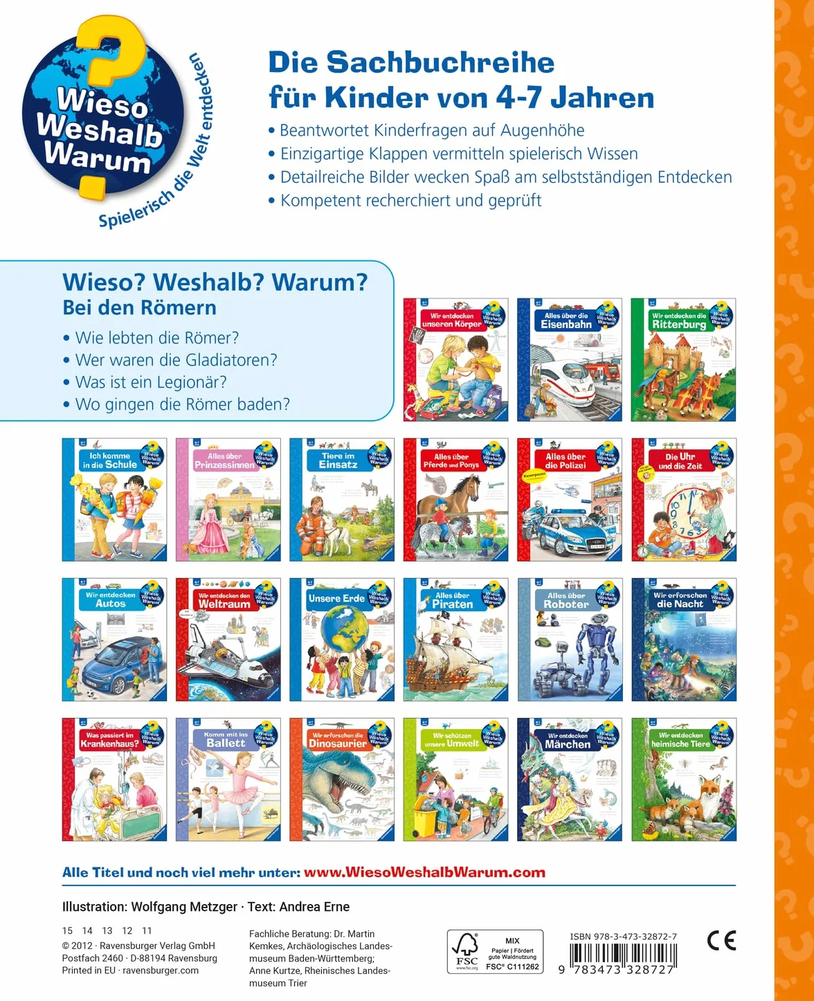 Wieso? Weshalb? Warum? Band 30 - Bei den Römern