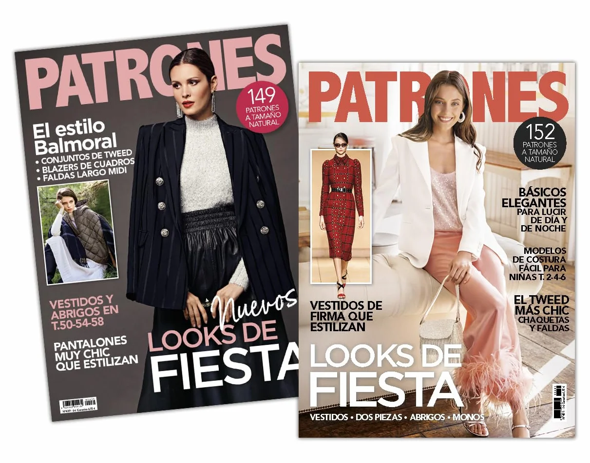Pack especial moda de fiesta: 2 revistas de Patrones
