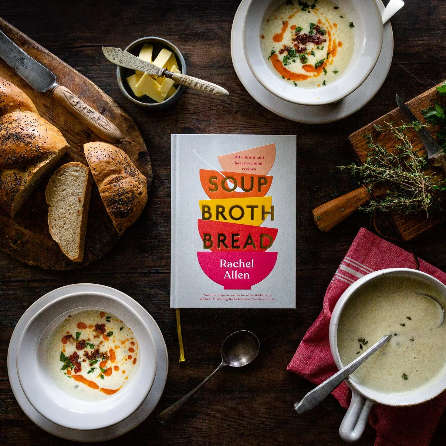 Soup Broth Bread: 120 Vibrant and Heartwarming Recipes