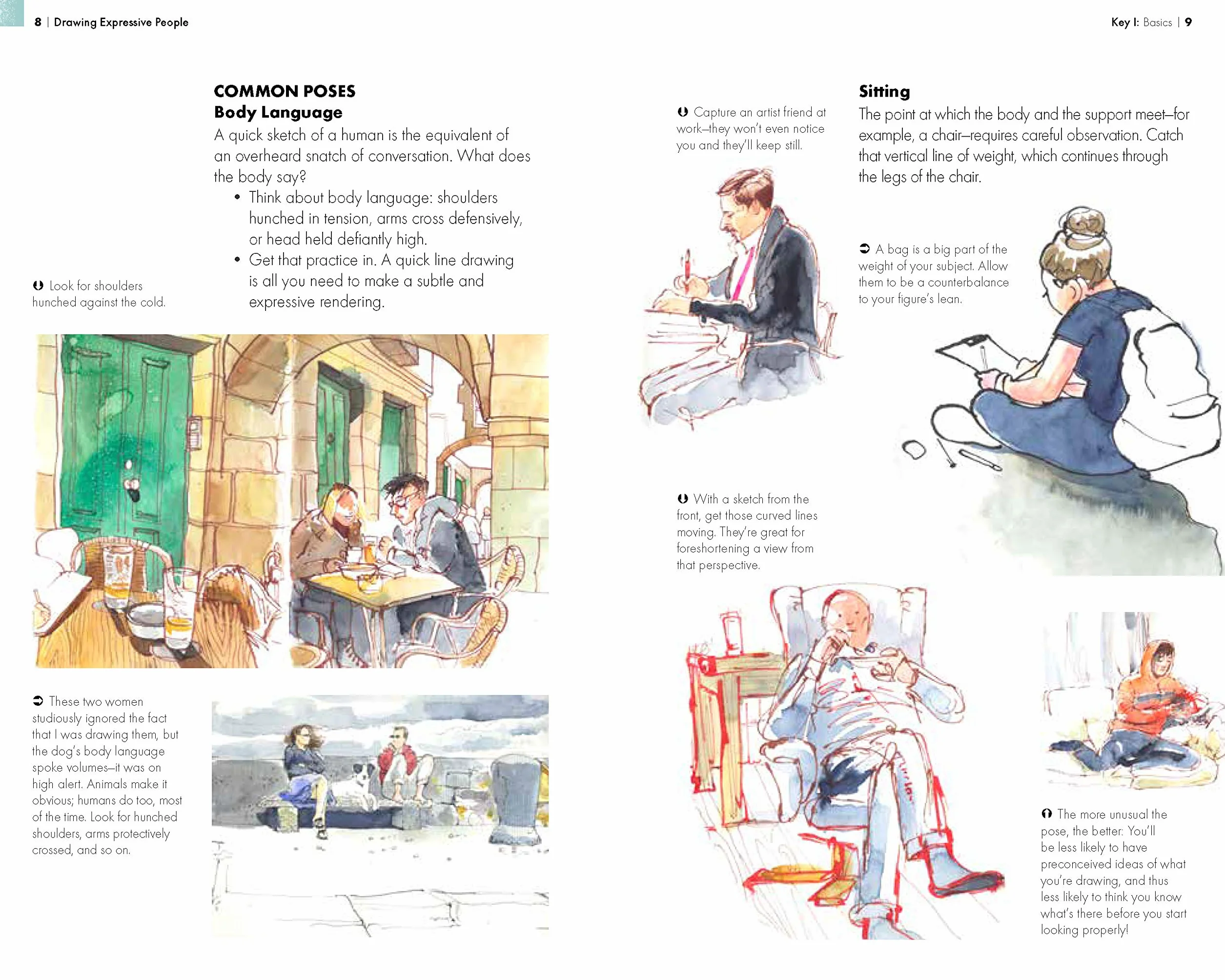 Urban sketching handbook: Drawing ex essential tips & techniques for capturing people on location: 12