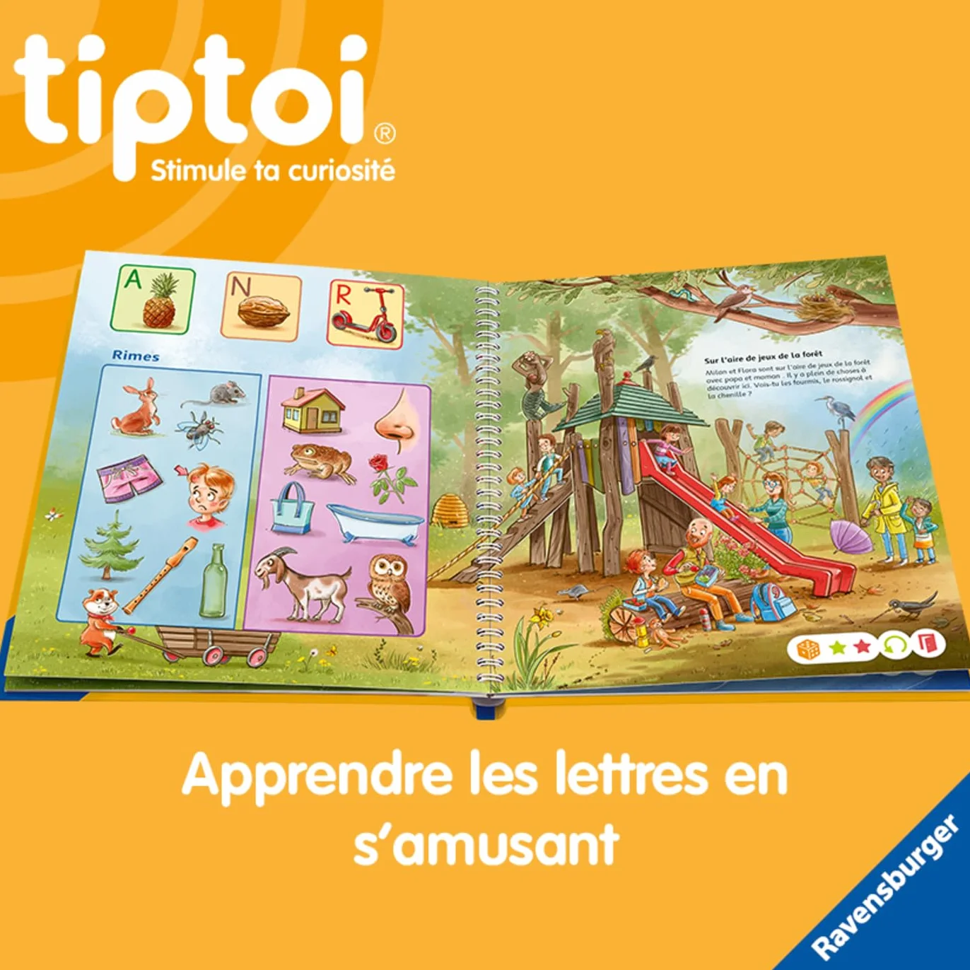 tiptoi® Apprendre en s'amusant : Les lettres