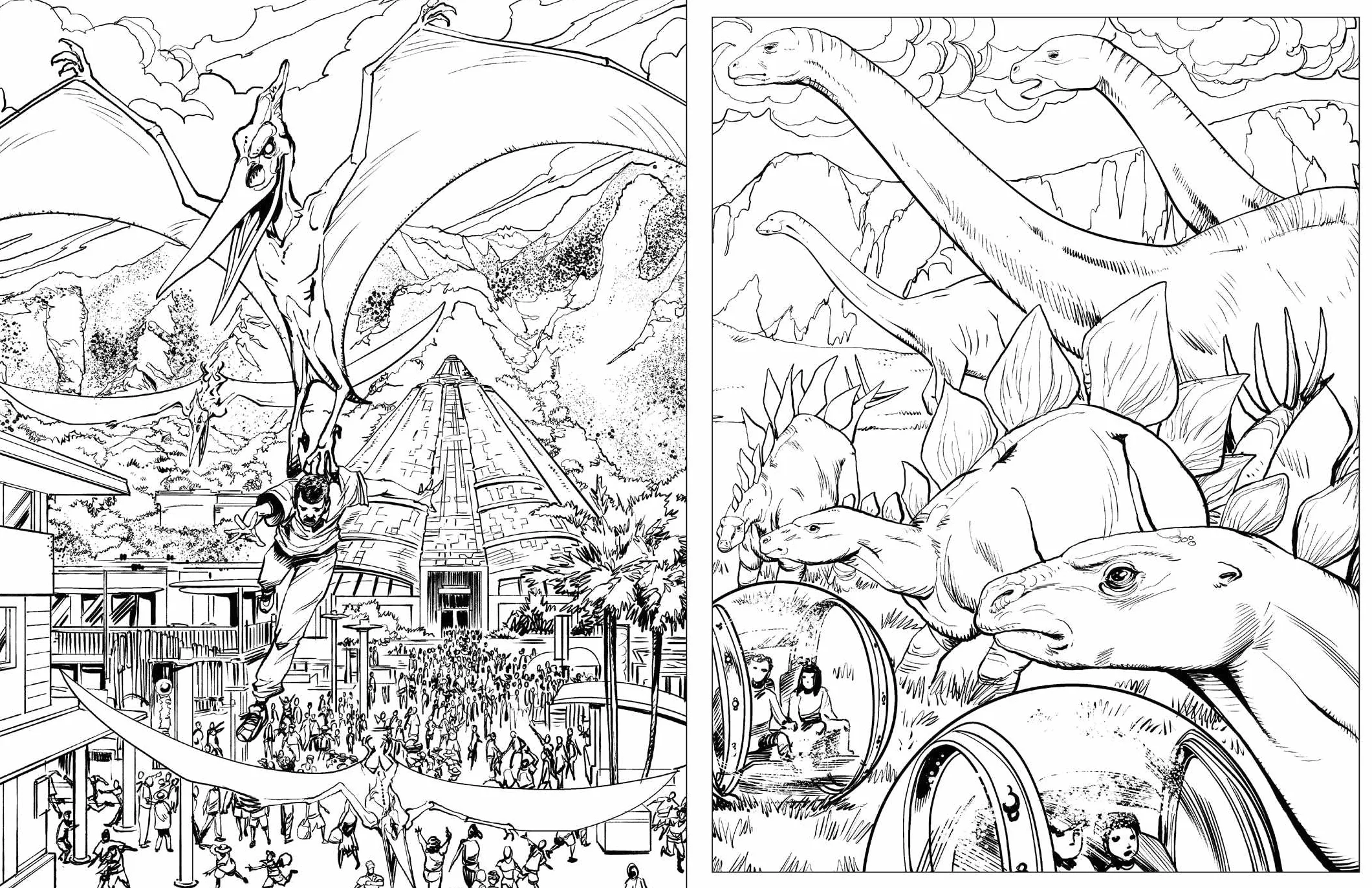 Jurassic World: The Official Coloring Book
