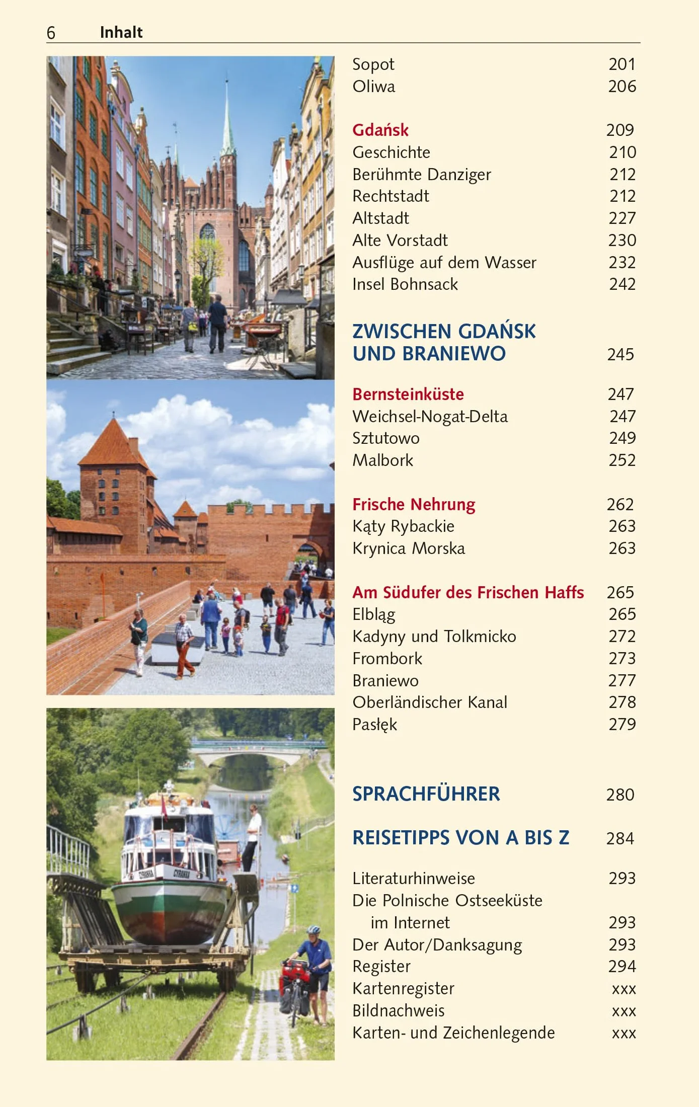 TRESCHER Reiseführer Polnische Ostseeküste: Mit Stettin, Danzig, Kaschubien und Marienburg
