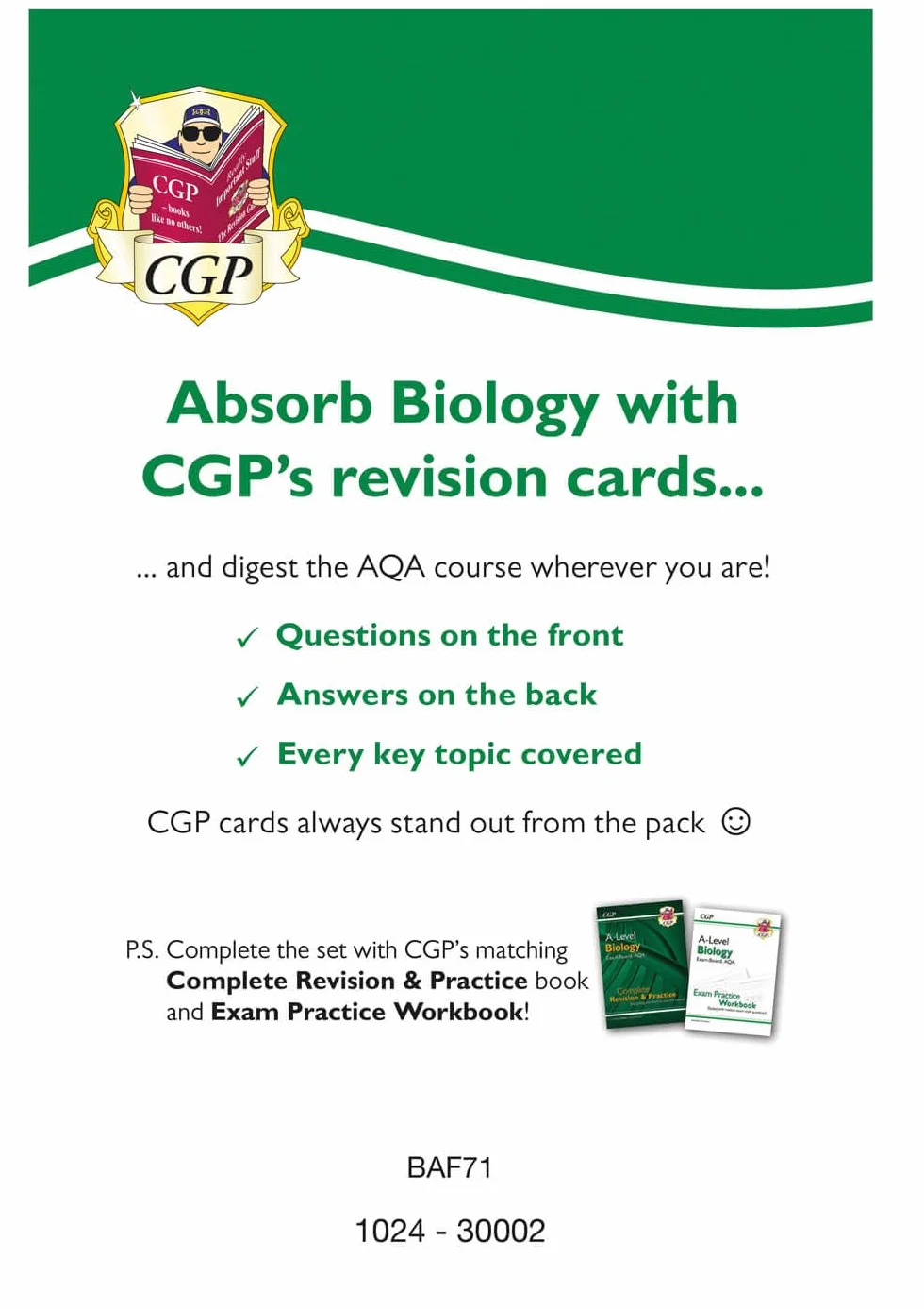 A-Level Biology AQA Revision Question Cards