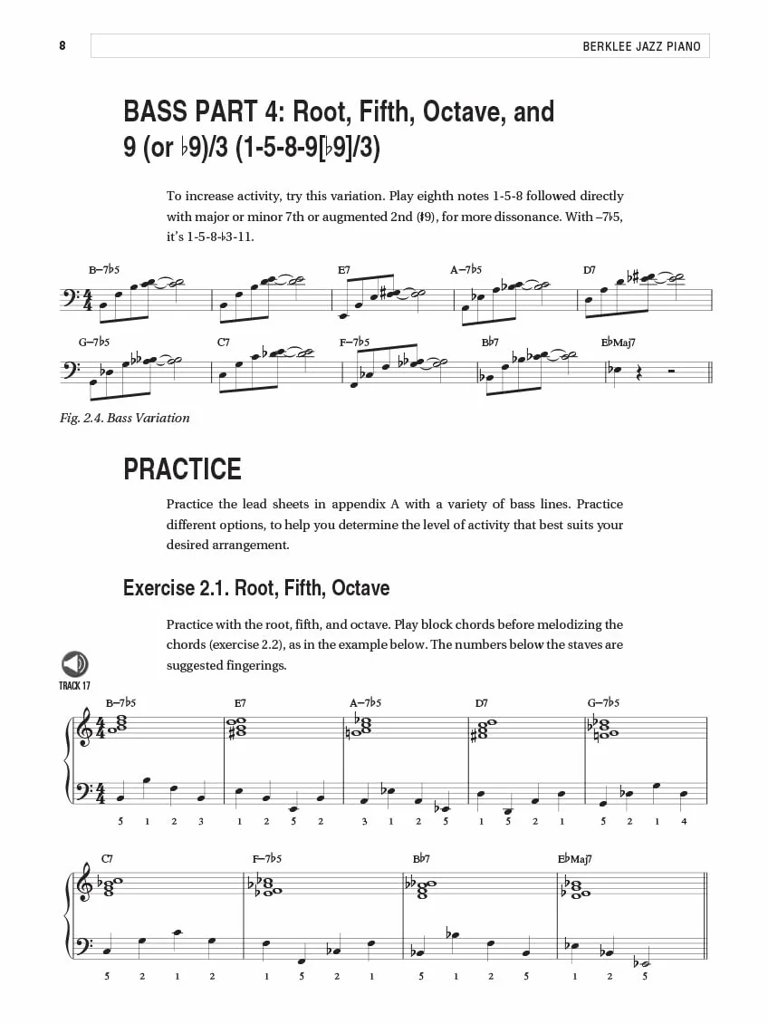 Berklee Jazz Piano: Piano: Jazz