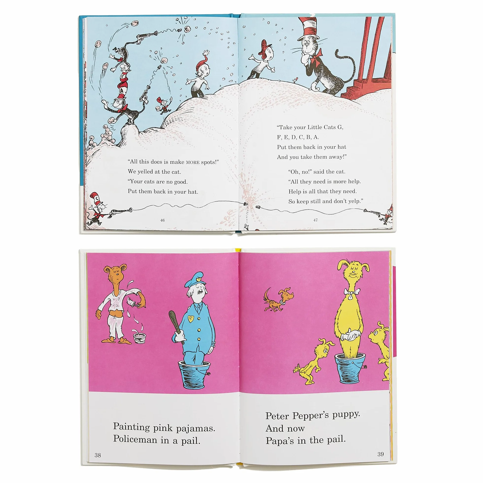 Dr. Seuss's Second Beginner Book Boxed Set Collection: The Cat in the Hat Comes Back; Dr. Seuss's ABC; I Can Read with My Eyes Shut!; Oh, the Thinks You Can Think!; Oh Say Can You Say?
