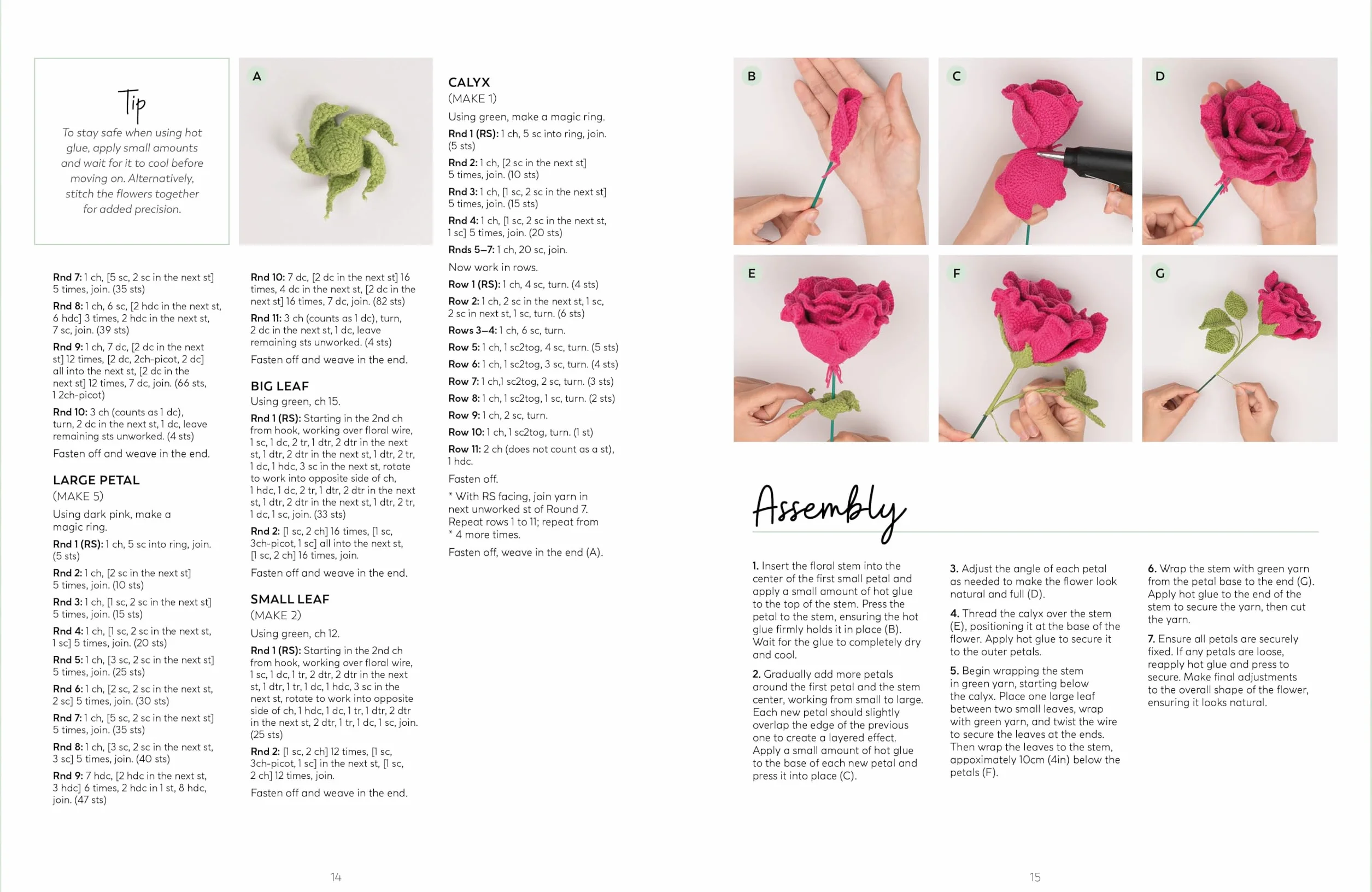 Crochet a Flower Bouquet: 35 Crochet Patterns for Handmade Flowers and Foliage