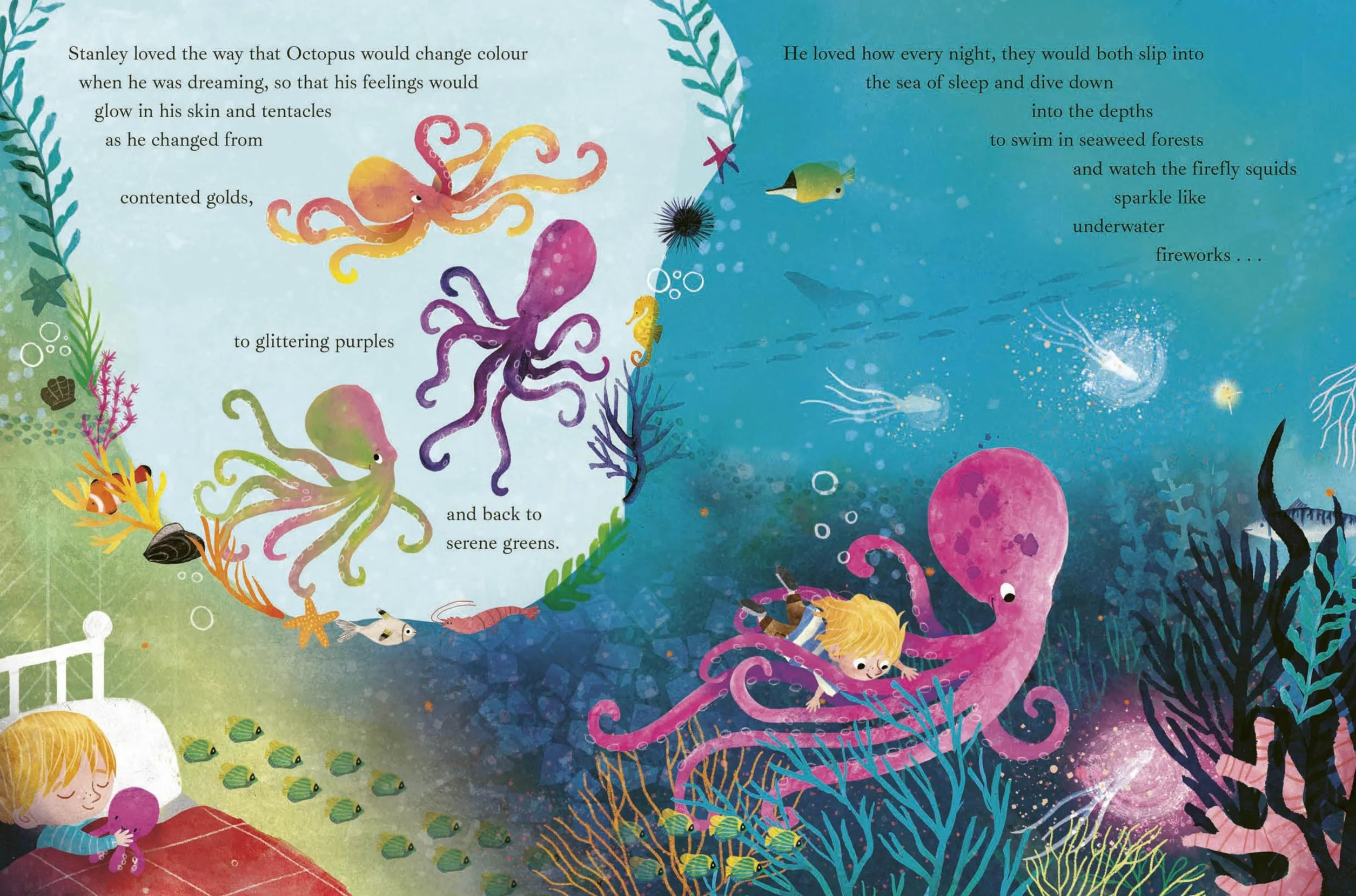 The Boy and the Octopus: A beautifully illustrated story about overcoming bullying, perfect for children experiencing first-time-feelings