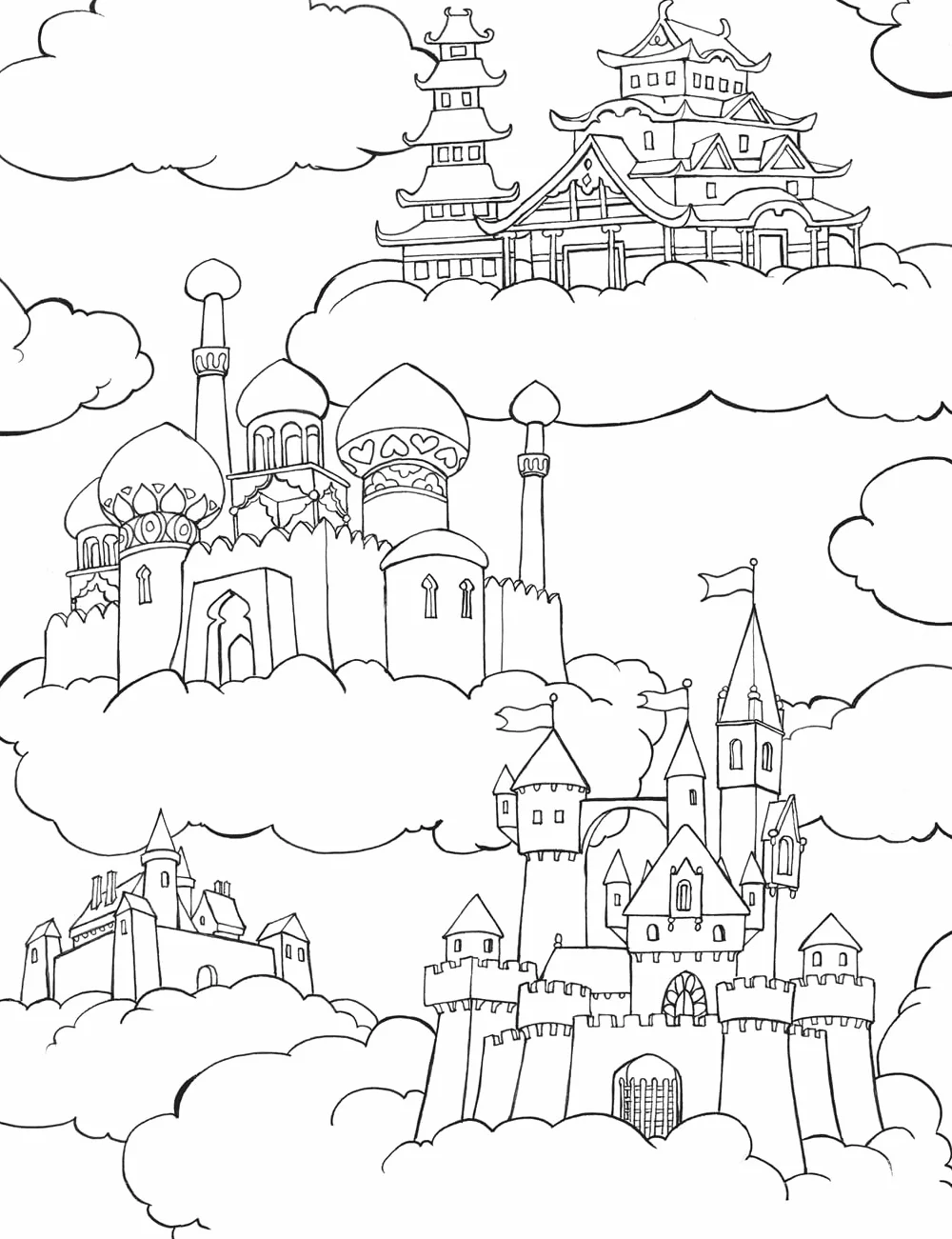 The Princess Colouring Book