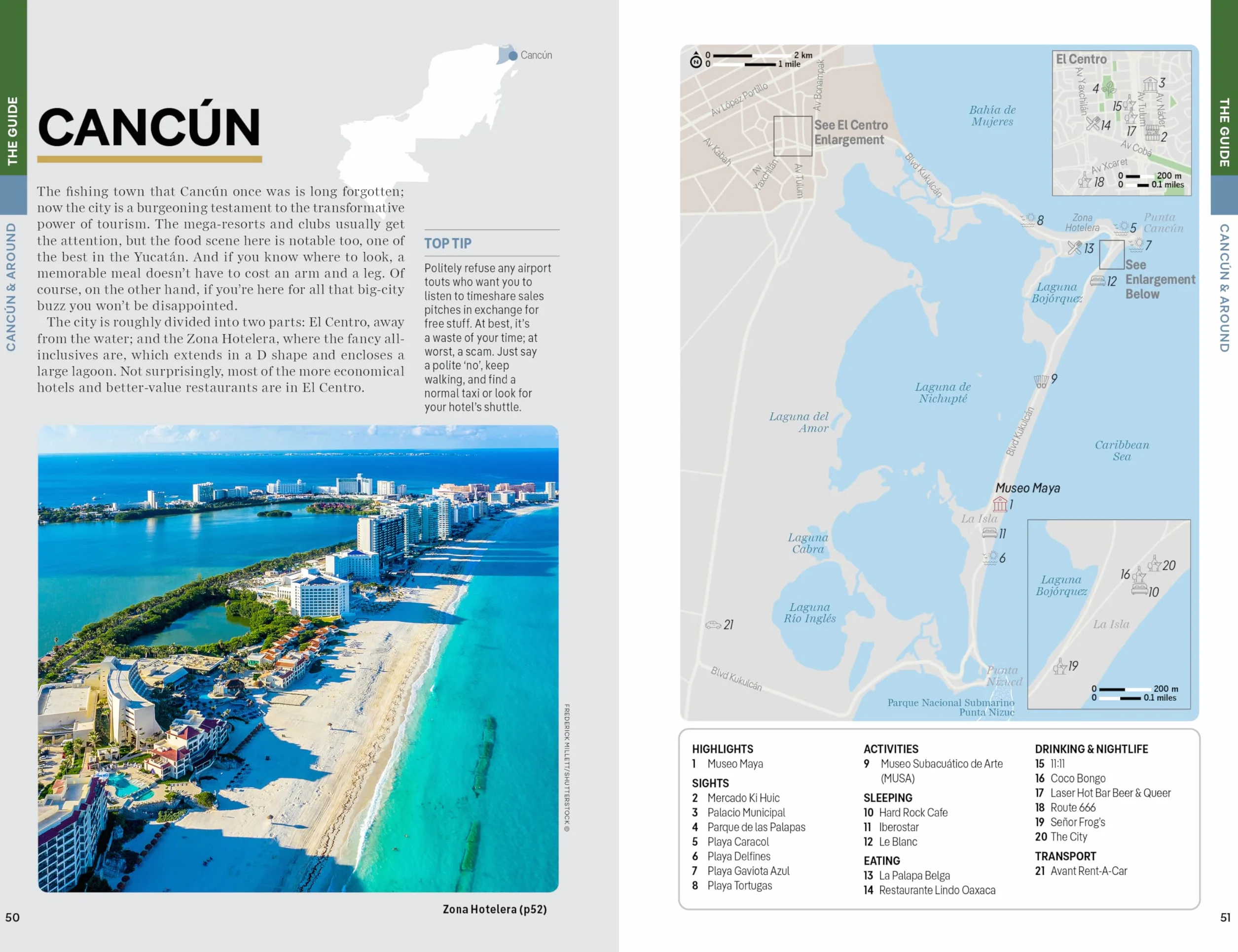 Cancun Cozumel Yucatan 10ed Anglais Perfect for Exploring Top Sights Taking Roads Less Travelled