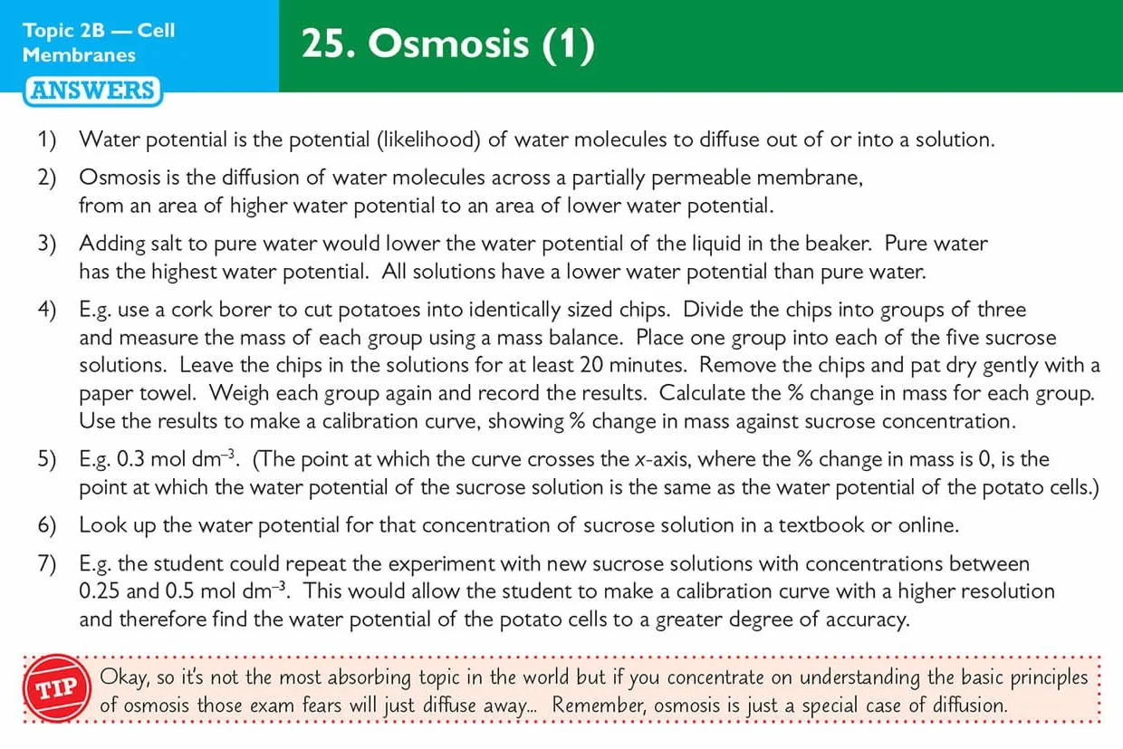 A-Level Biology AQA Revision Question Cards