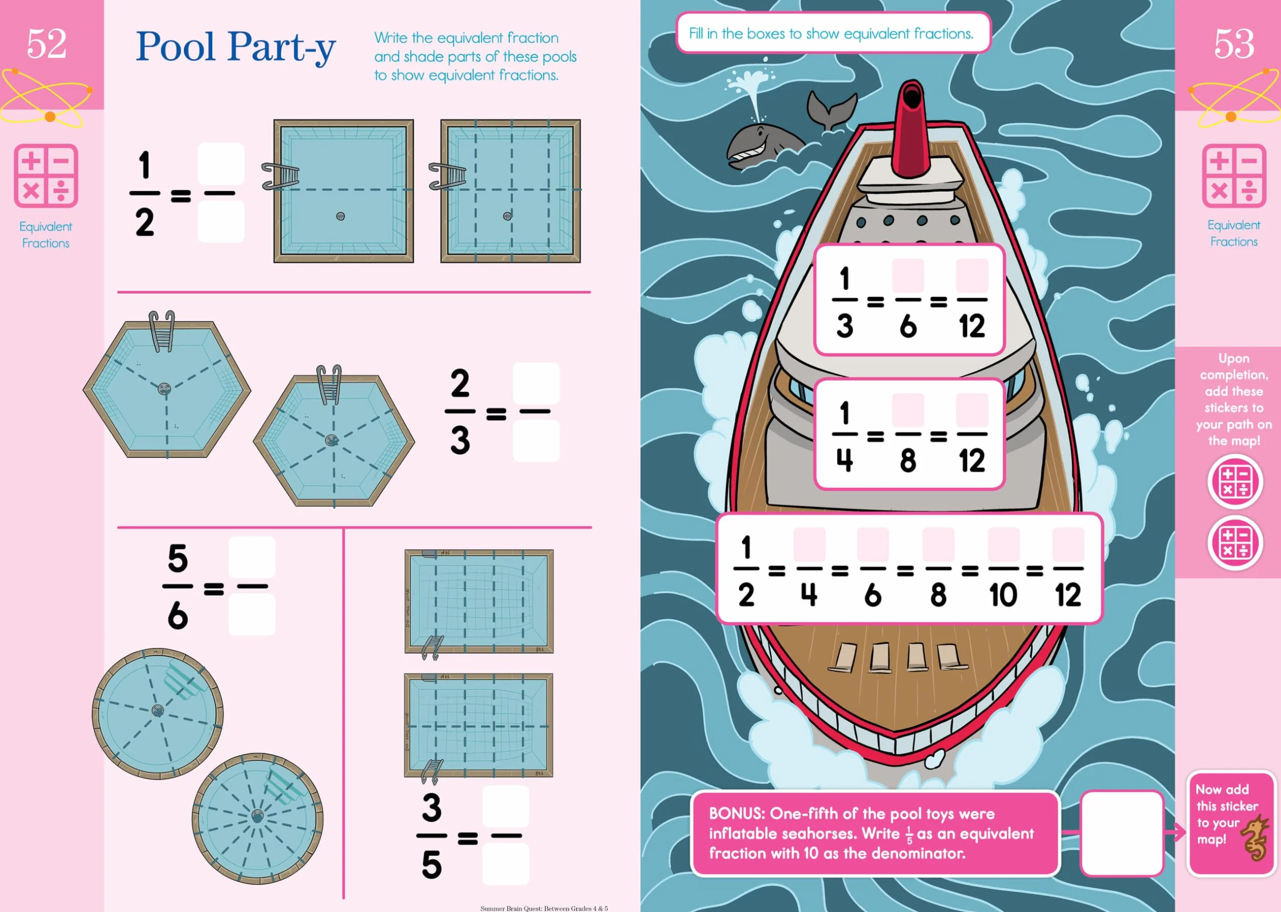 Summer Brain Quest Get Ready for 5th Grade: 1