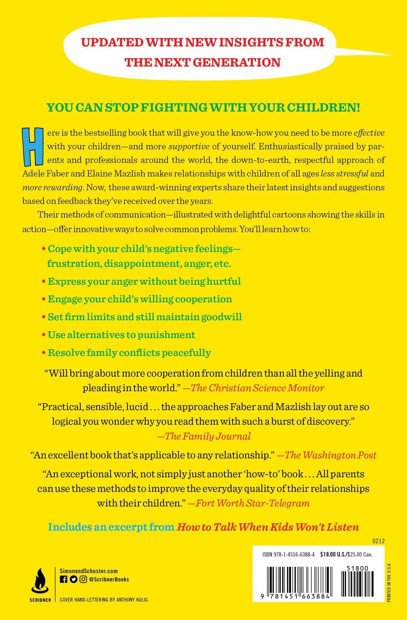 How to Talk So Kids Will Listen & Listen So Kids Will Talk (Anniversary, Updated)