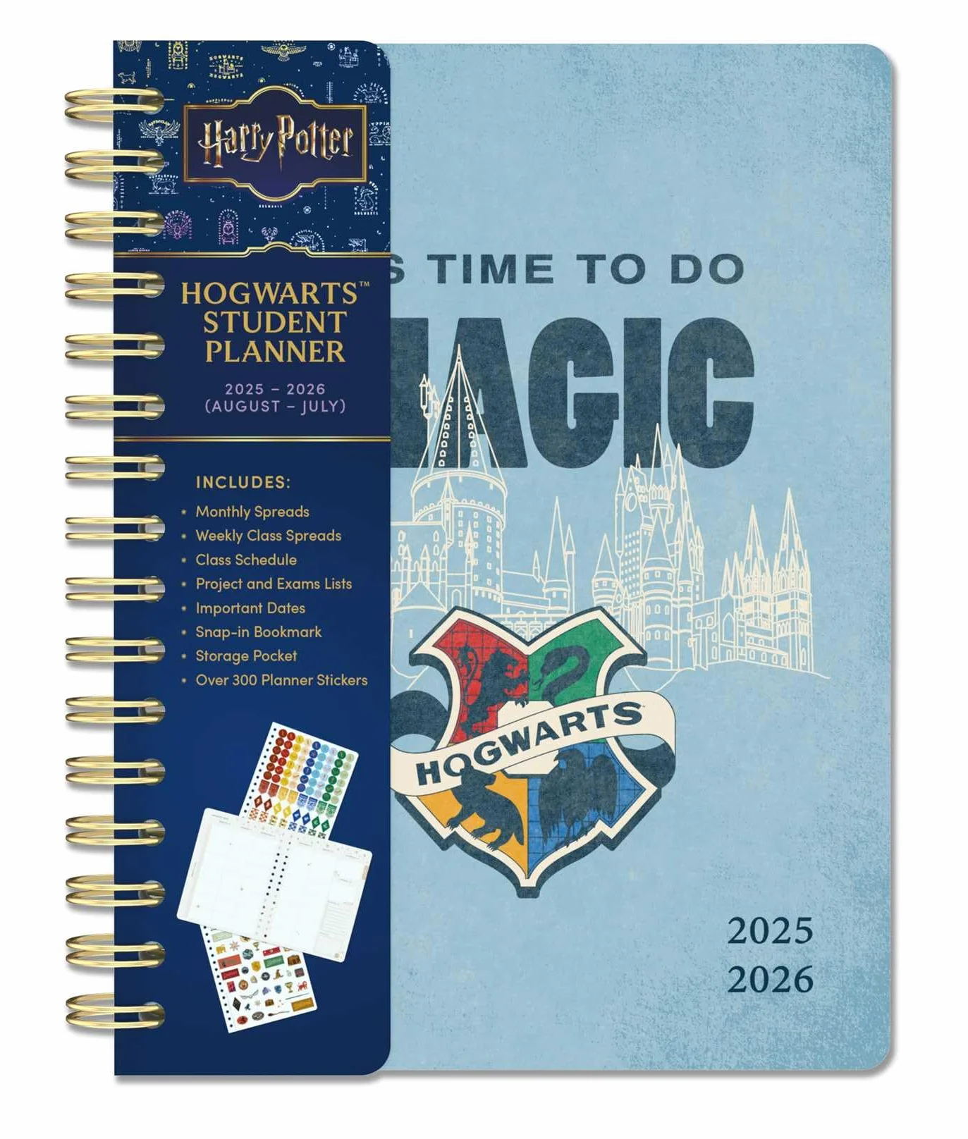 2025-2026 Harry Potter: Hogwarts Student Planner: August - July, 6.5 X 8.25