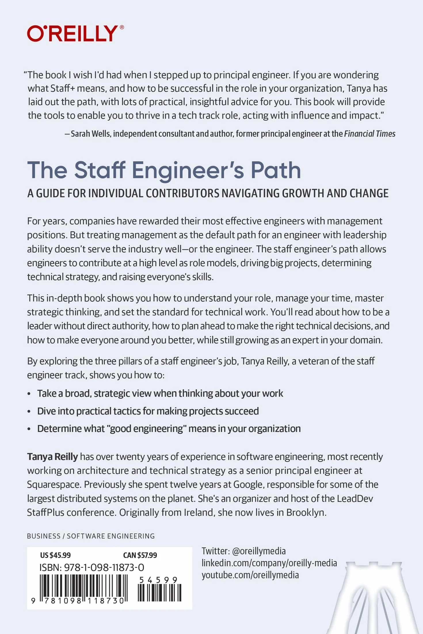 The Staff Engineer's Path: A Guide For Individual Contributors Navigating Growth and Change