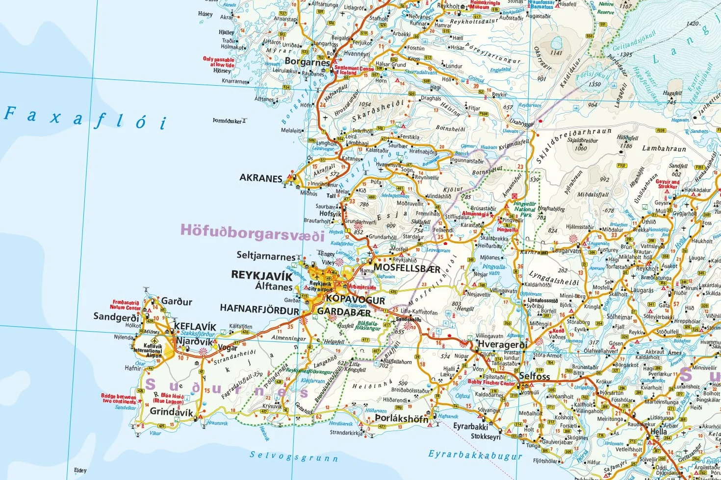 Reise Know-How Landkarte Island | Iceland (1:425.000): reiß- und wasserfest (world mapping project)