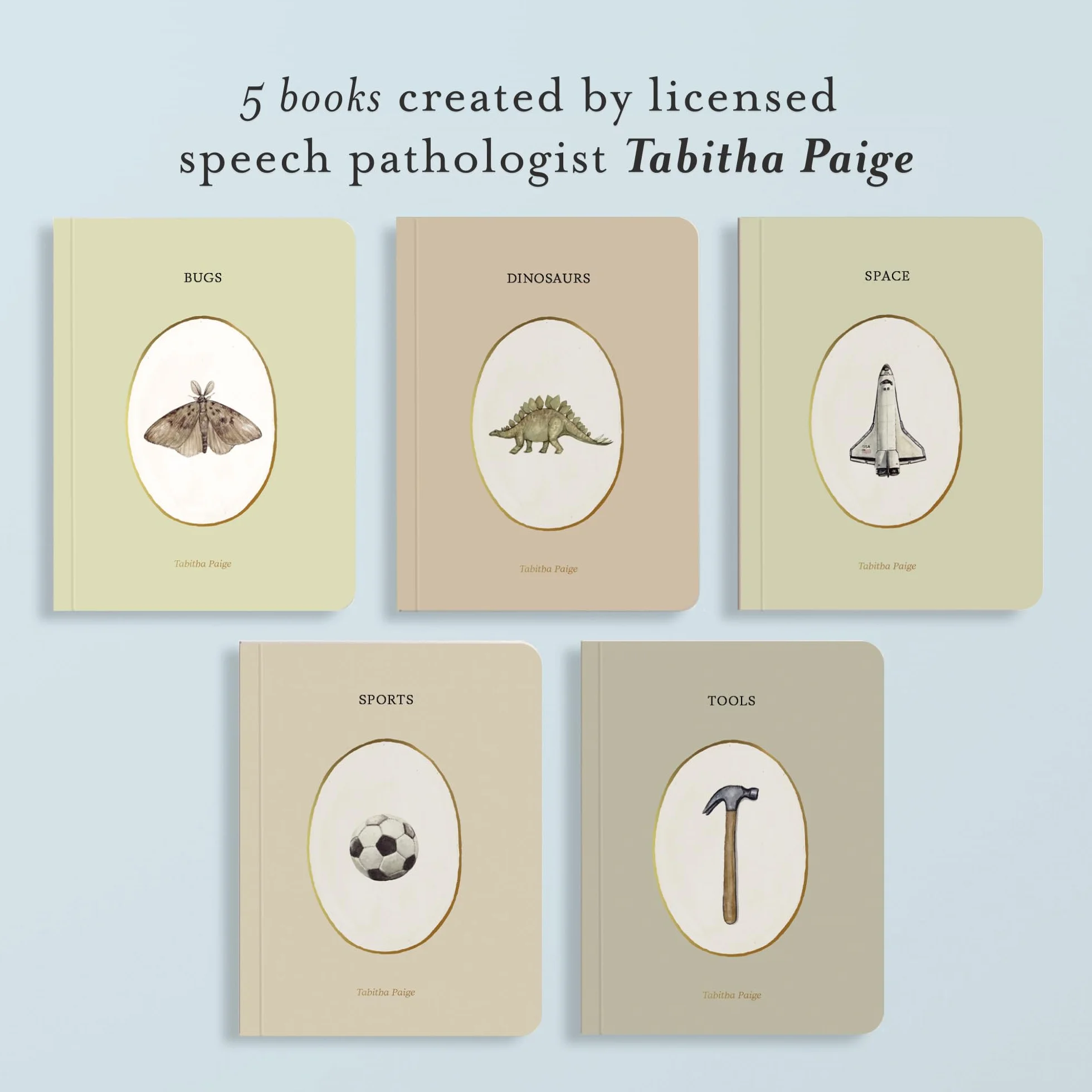 Our Little Library Vol. 3: Dinosaurs, Space, Tools, Bugs, and Sports Board Book Set for Boys & Girls: 11
