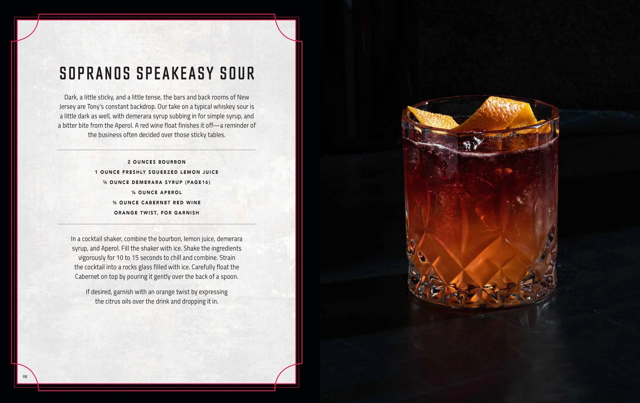 The Sopranos: The Official Cocktail Book