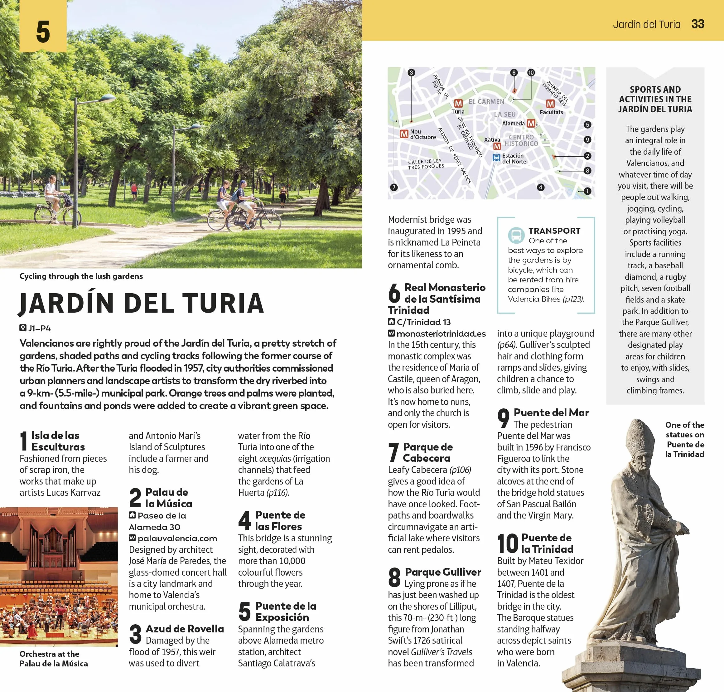 DK Top 10 Valencia: Top 10 lists for your perfect trip, plus an all-weather folded map