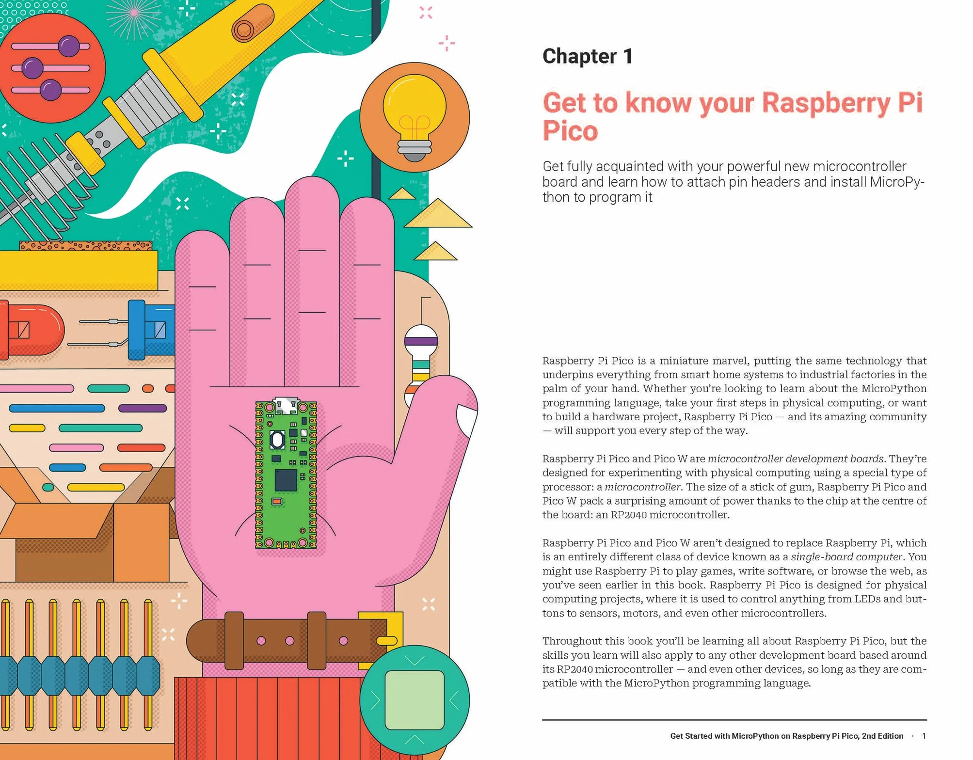Get Started with Micropython on Raspberry Pi Pico: The Official Raspberry Pi Pico Guide