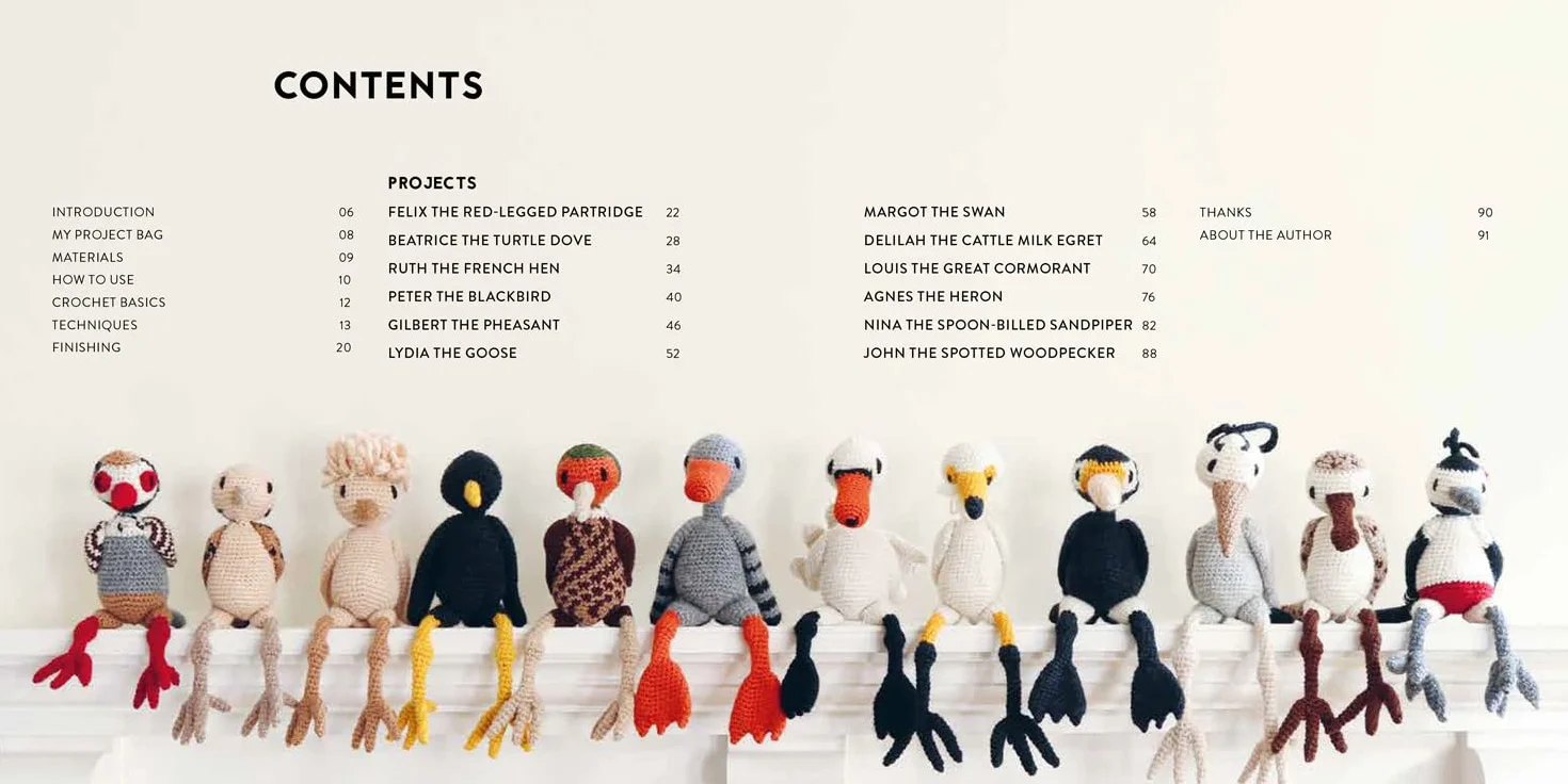 A Partridge in a Pear Tree: Crochet the 12 birds of Christmas