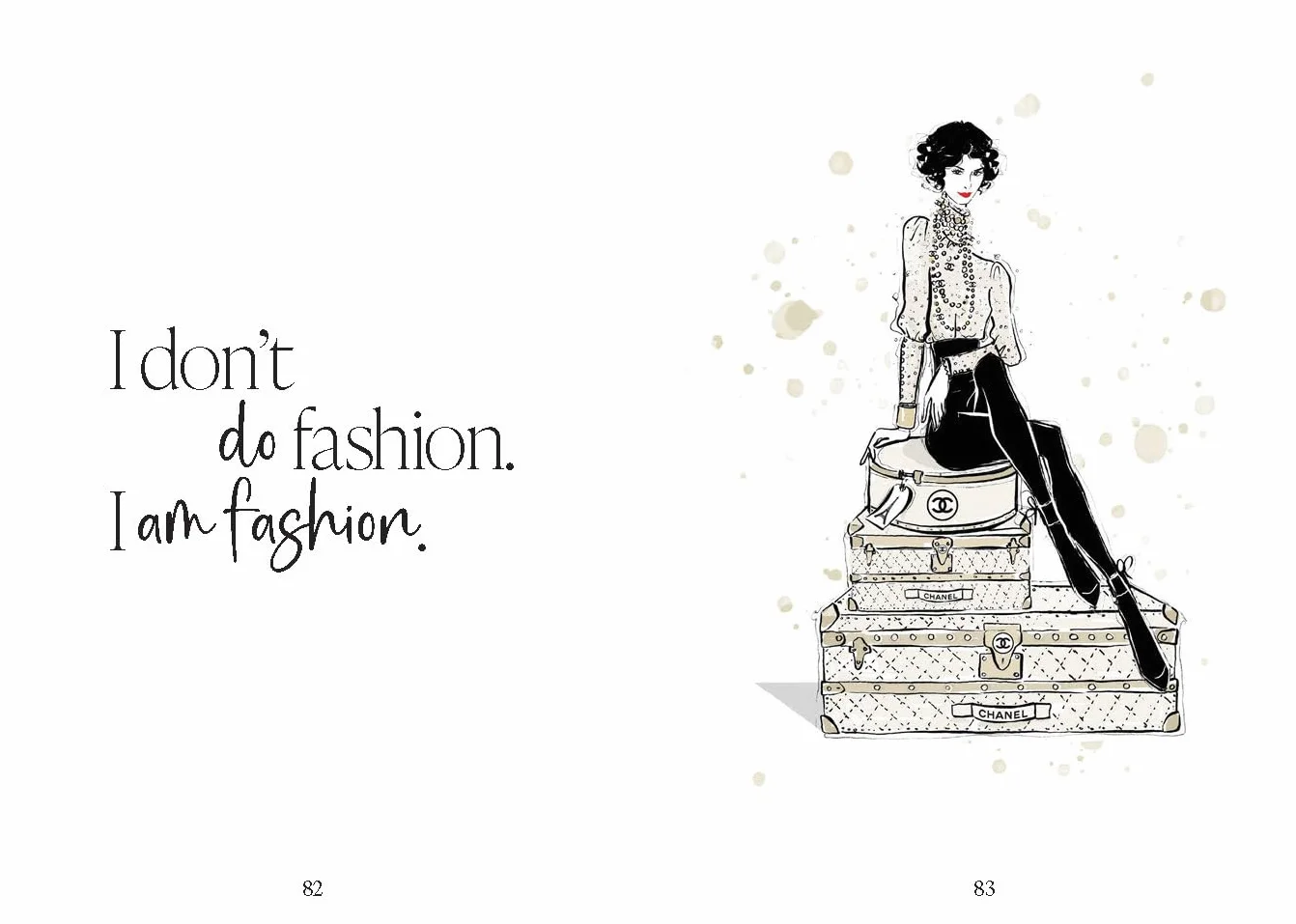 Words from a Fashion Icon: Coco Chanel: Inspirational Quotes by Fashion Designer Coco Chanel, Illustrated by Megan Hess