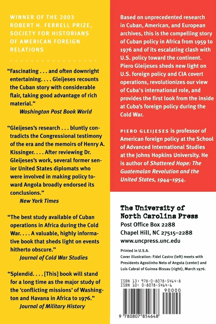 Conflicting Missions: Havana, Washington, and Africa, 1959-1976