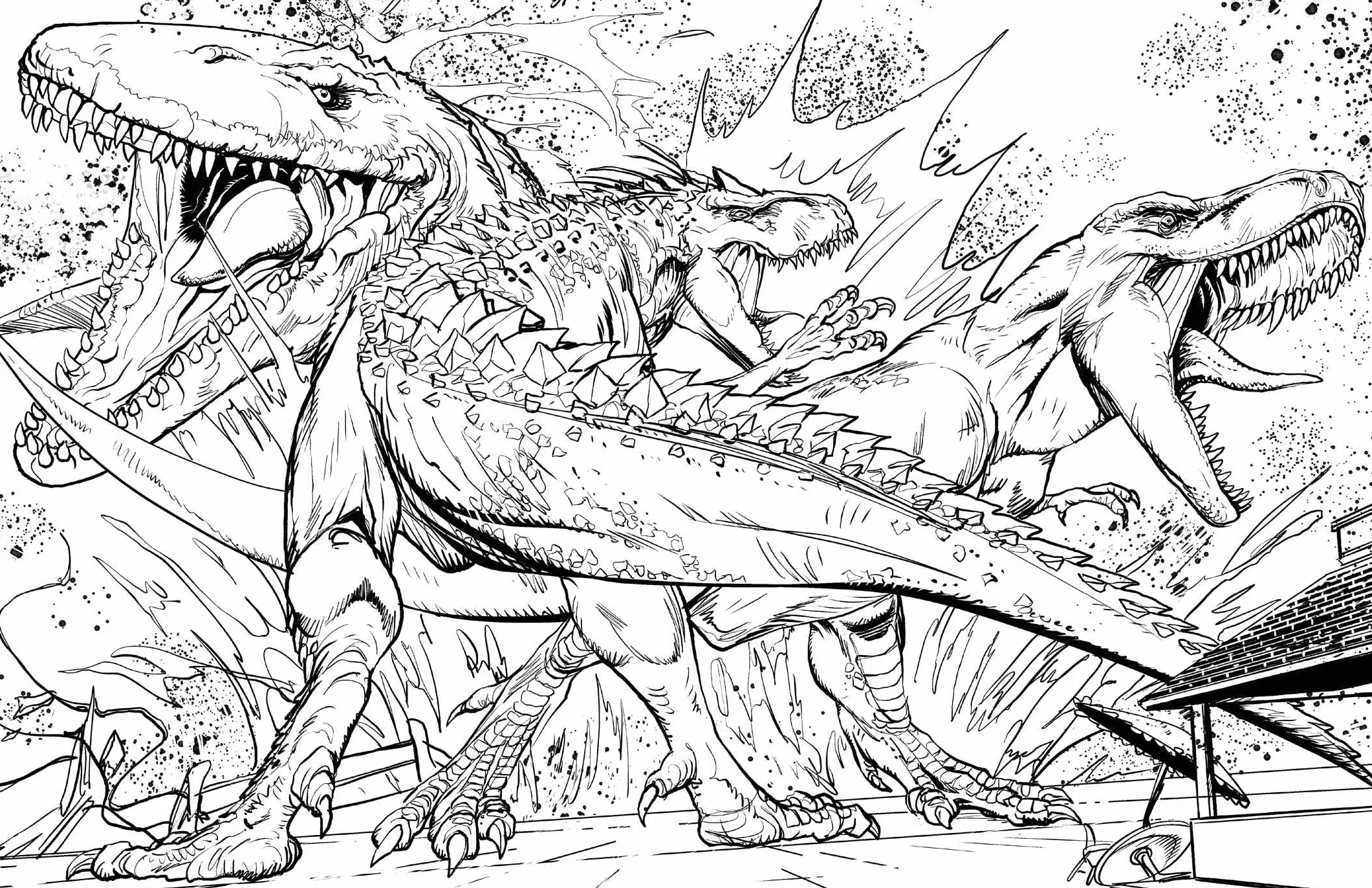 Jurassic World: The Official Coloring Book